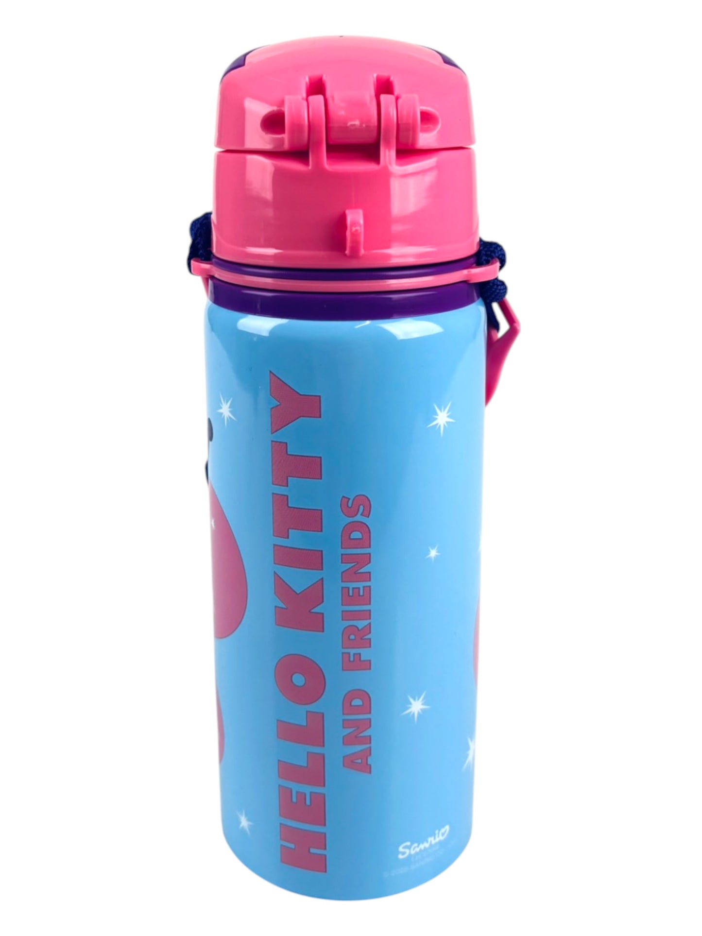 Alu-Trinkflasche Hello Kitty 600 ml mit Tragegurt