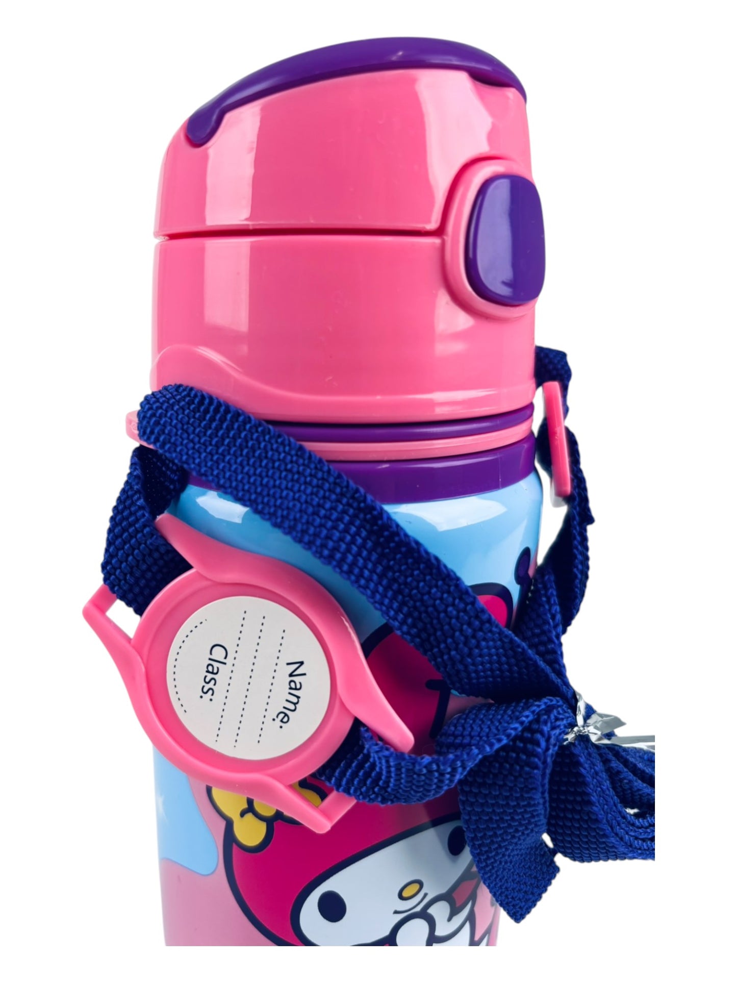 Alu-Trinkflasche Hello Kitty 600 ml mit Tragegurt