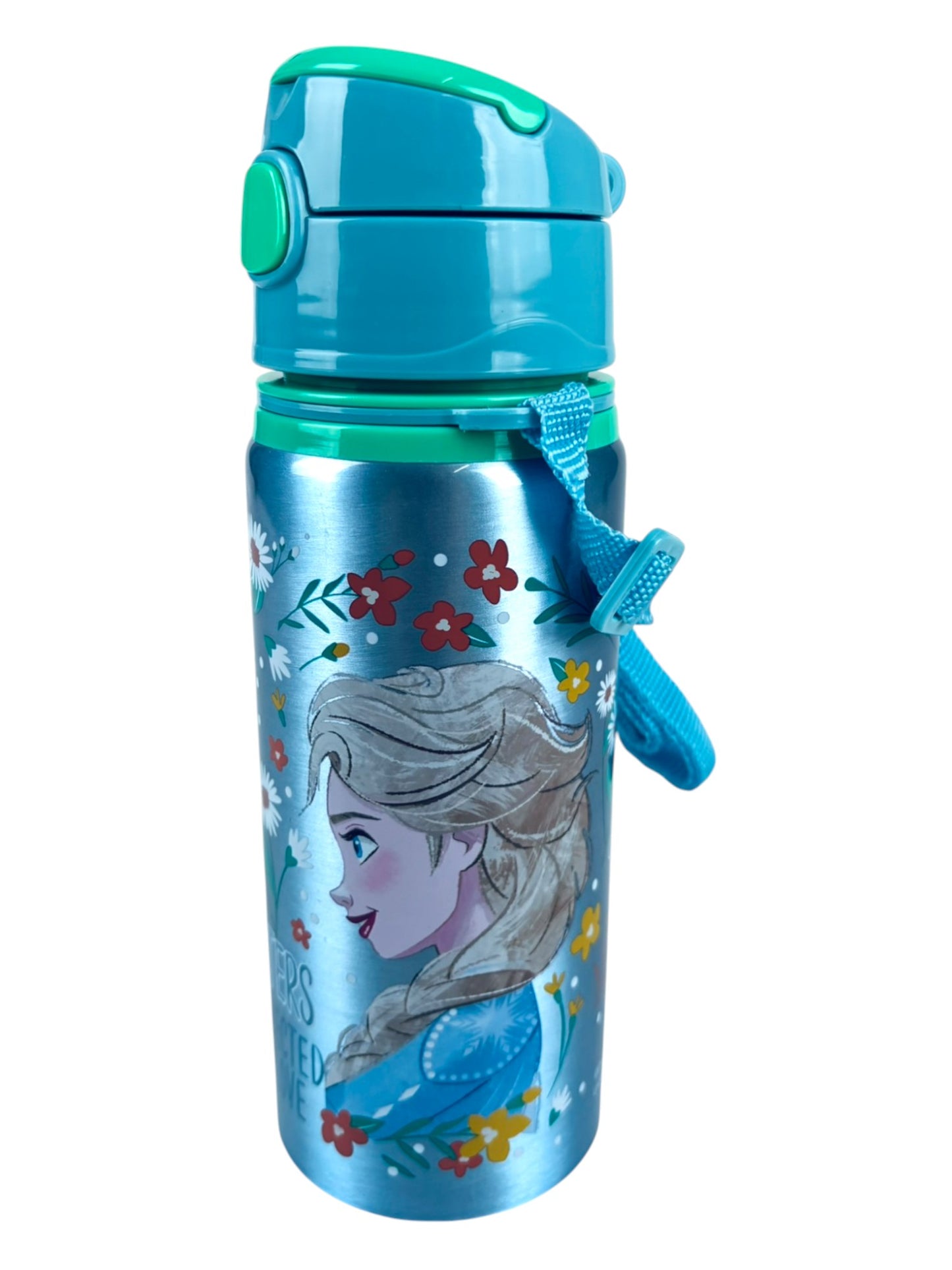 Alu-Trinkflasche Disney Frozen 600 ml mit Tragegurt