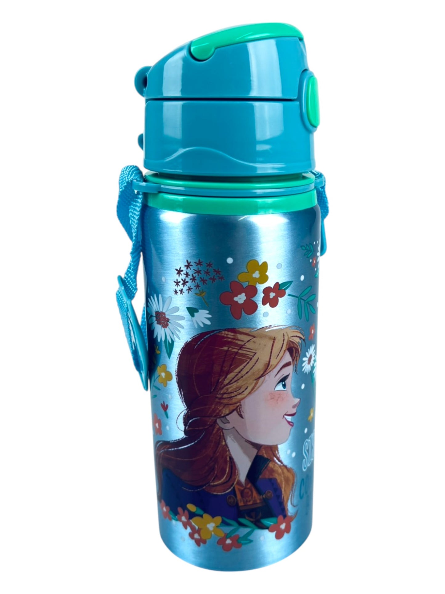 Alu-Trinkflasche Disney Frozen 600 ml mit Tragegurt