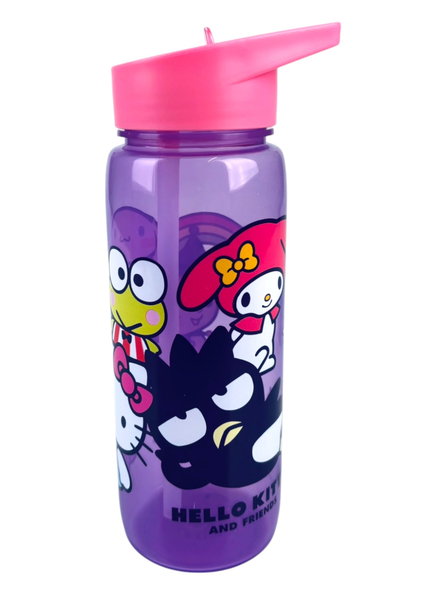 Hello Kitty Trinkflasche 600 ml mit Griff & Trinkkappe