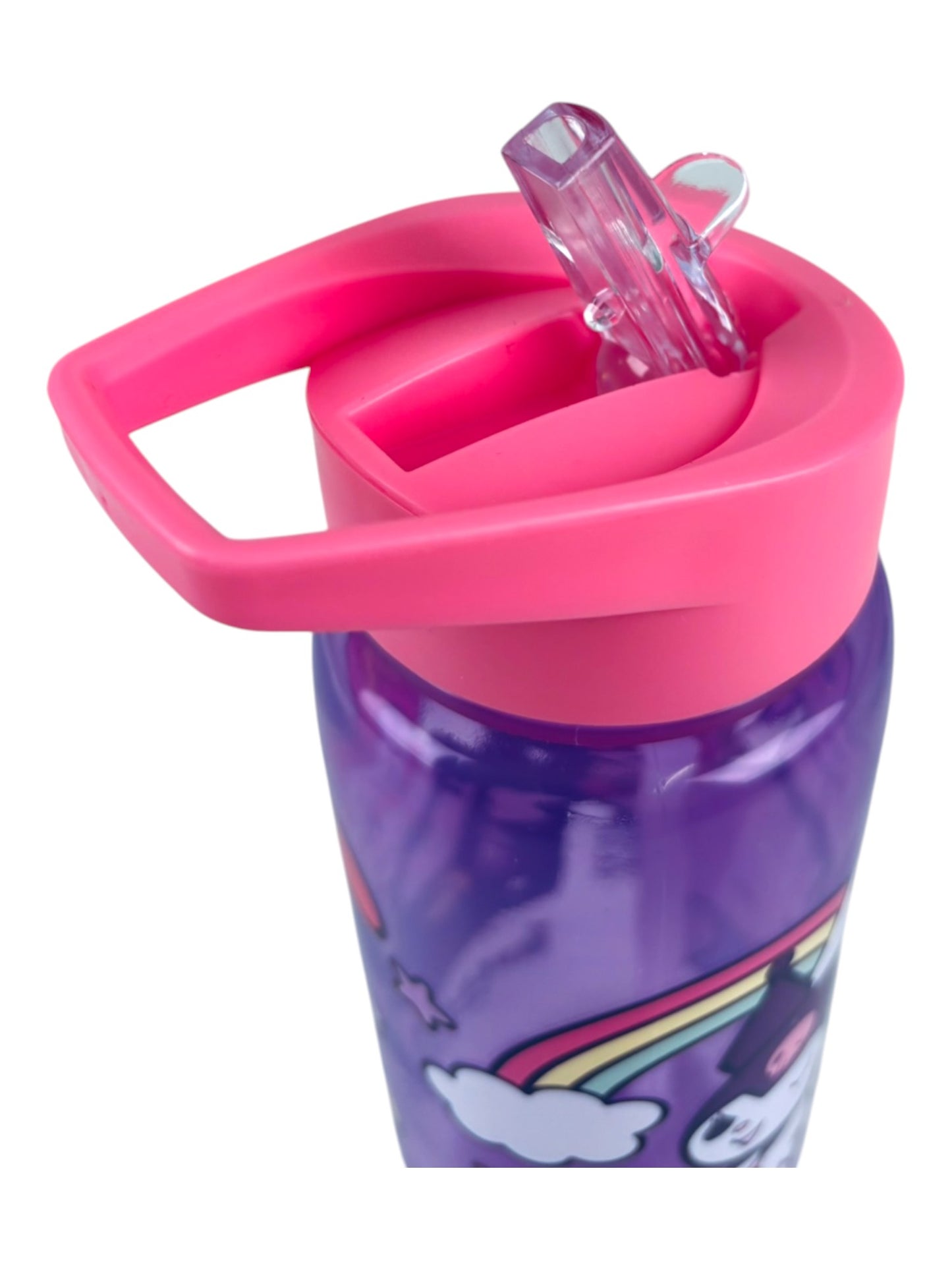 Hello Kitty Trinkflasche 600 ml mit Griff & Trinkkappe