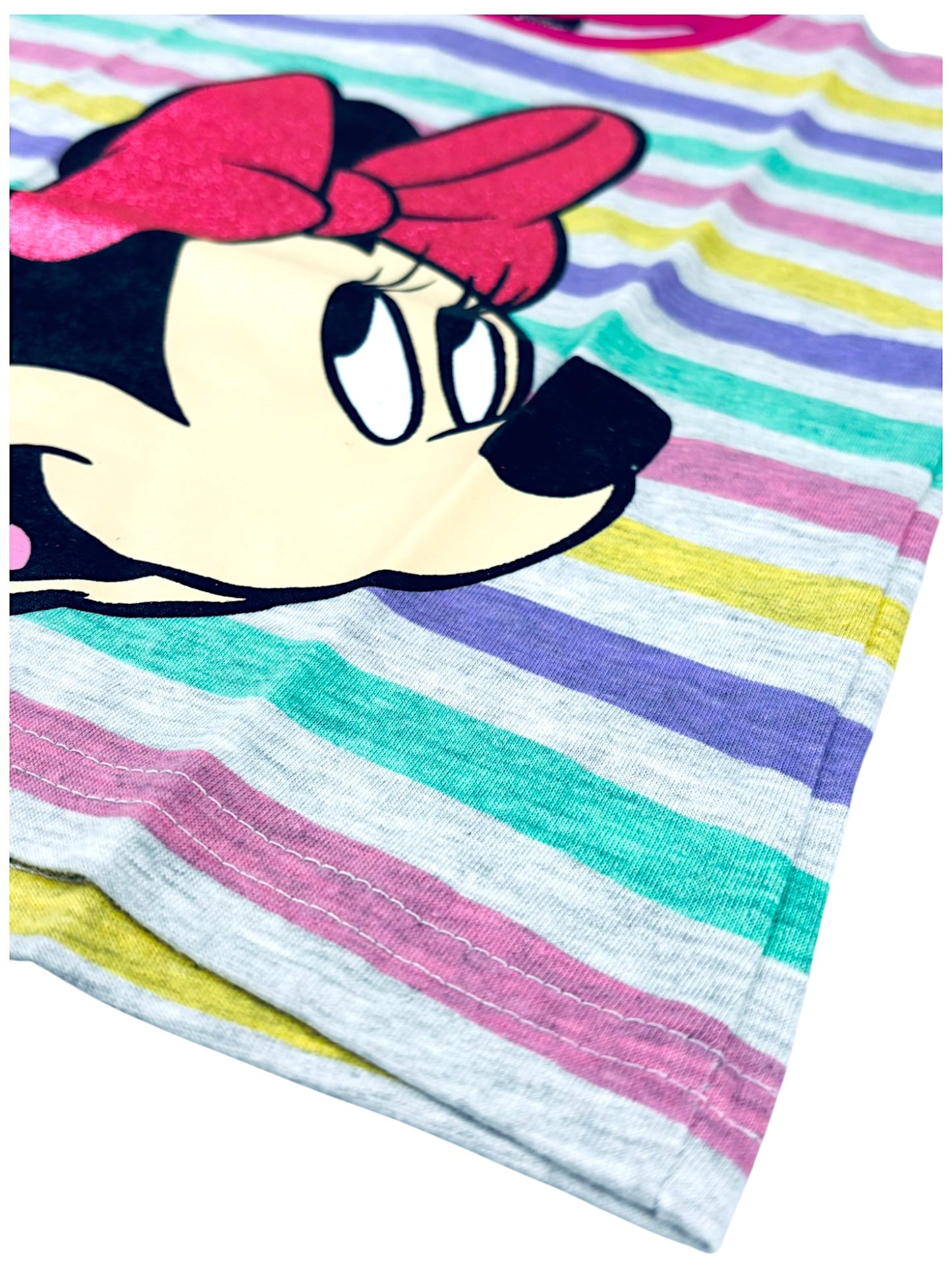 Disney Minnie Mouse T-Shirt für Mädchen mit Glitzer Details Gr. 104 - 134 cm