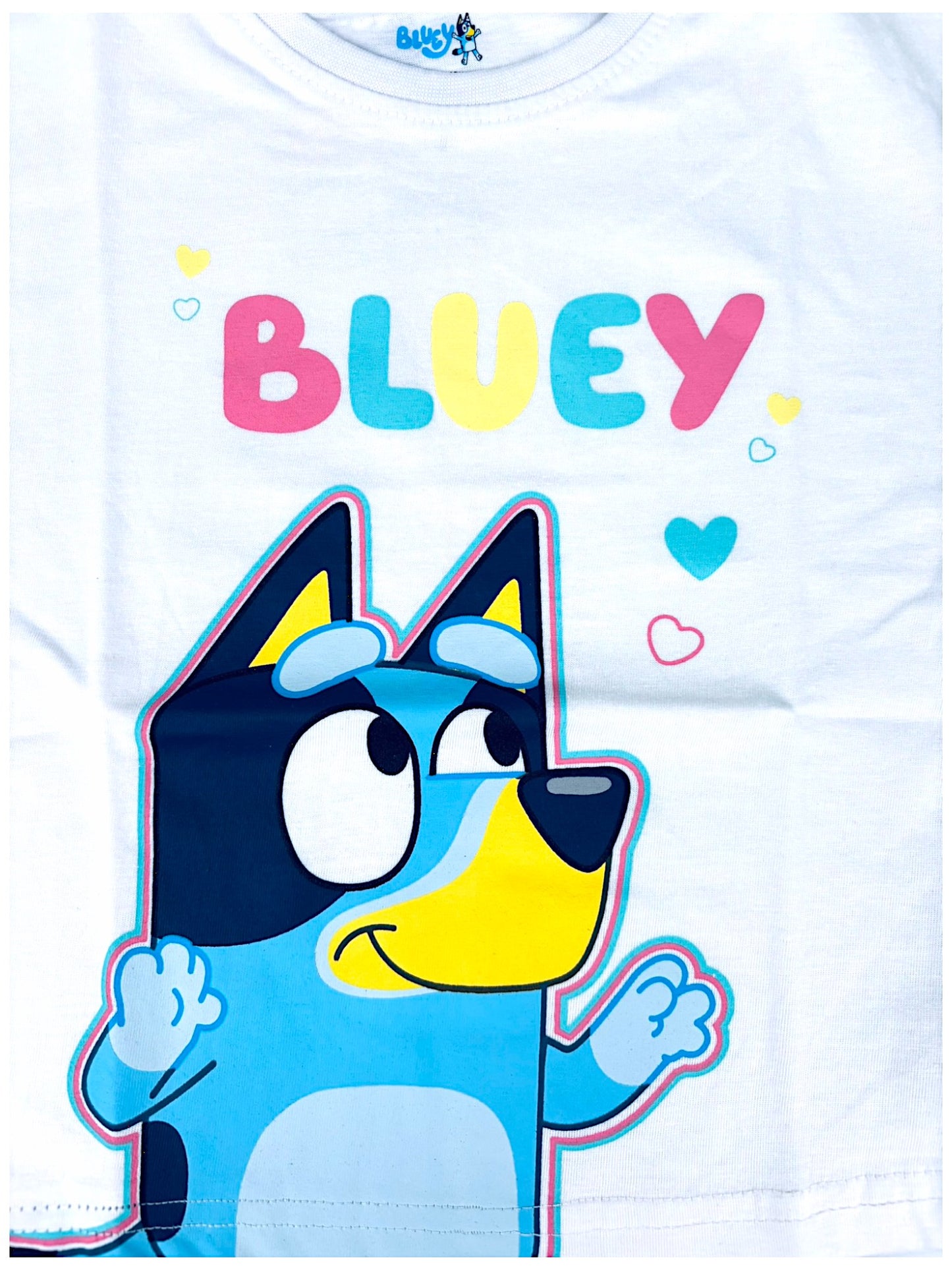 Bluey Crop Top für Mädchen Gr. 92 - 116 cm
