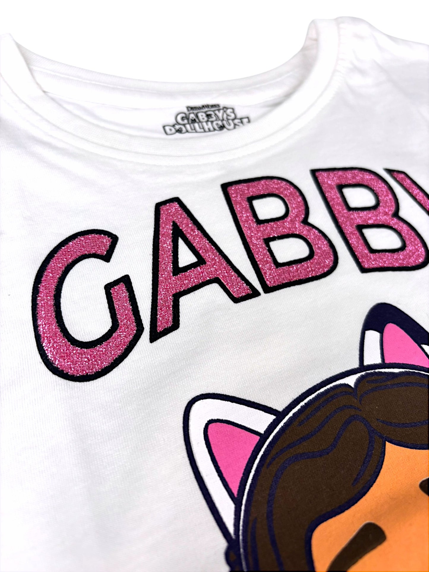 Gabby´s Dollhouse Crop Top für Mädchen mit Glitzer Gr. 104 - 134 cm