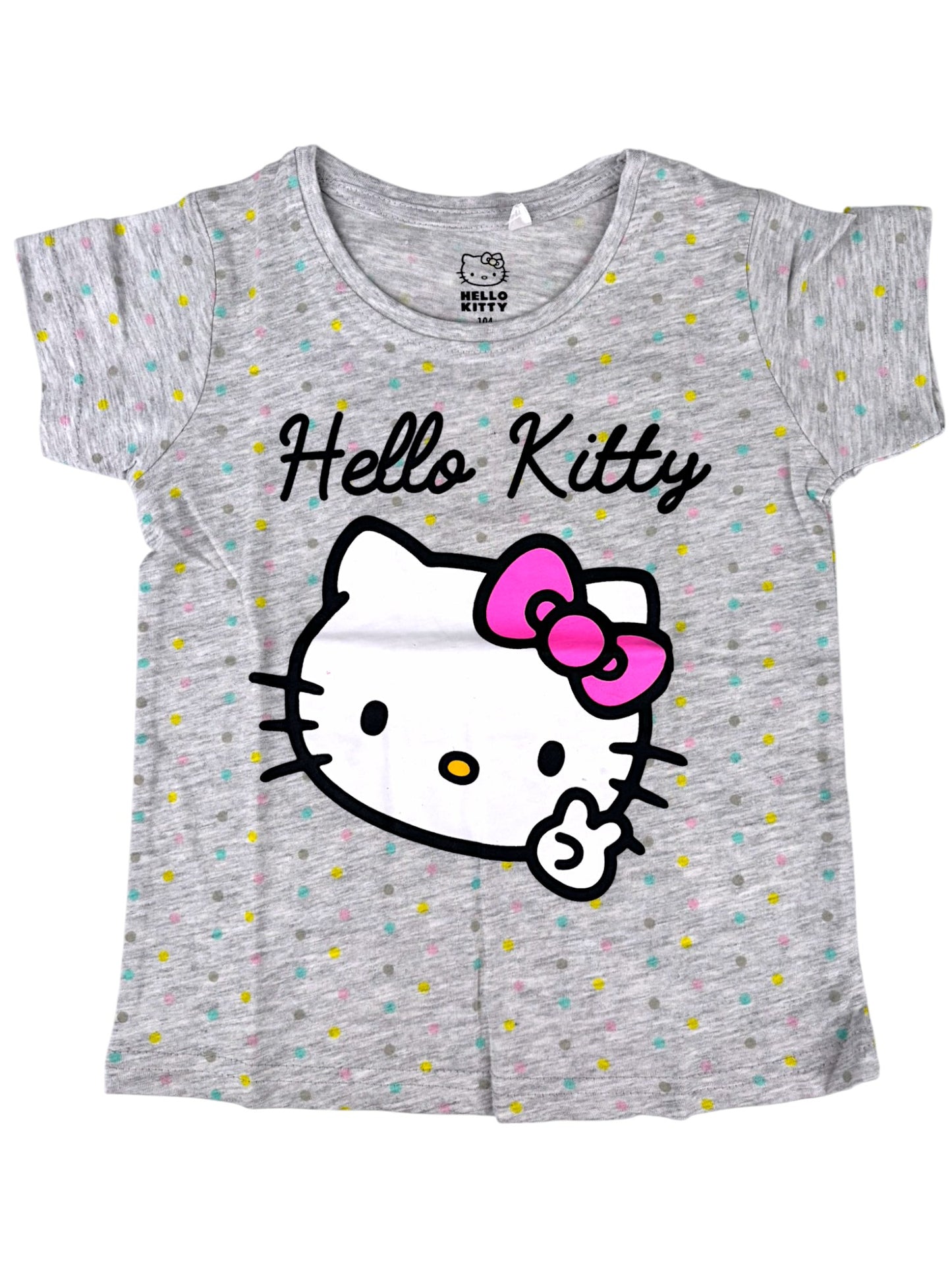 Hello Kitty T-Shirt für Mädchen Gr. 104 - 134 cm