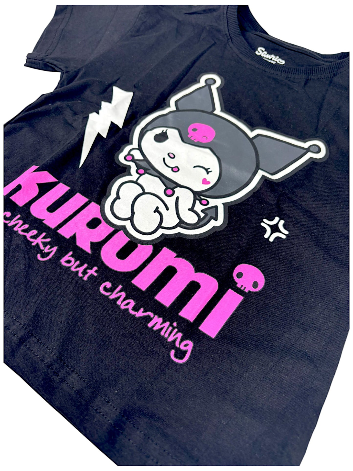 Hello Kitty T-Shirt Kuromi für Mädchen Gr. 116 - 158 cm