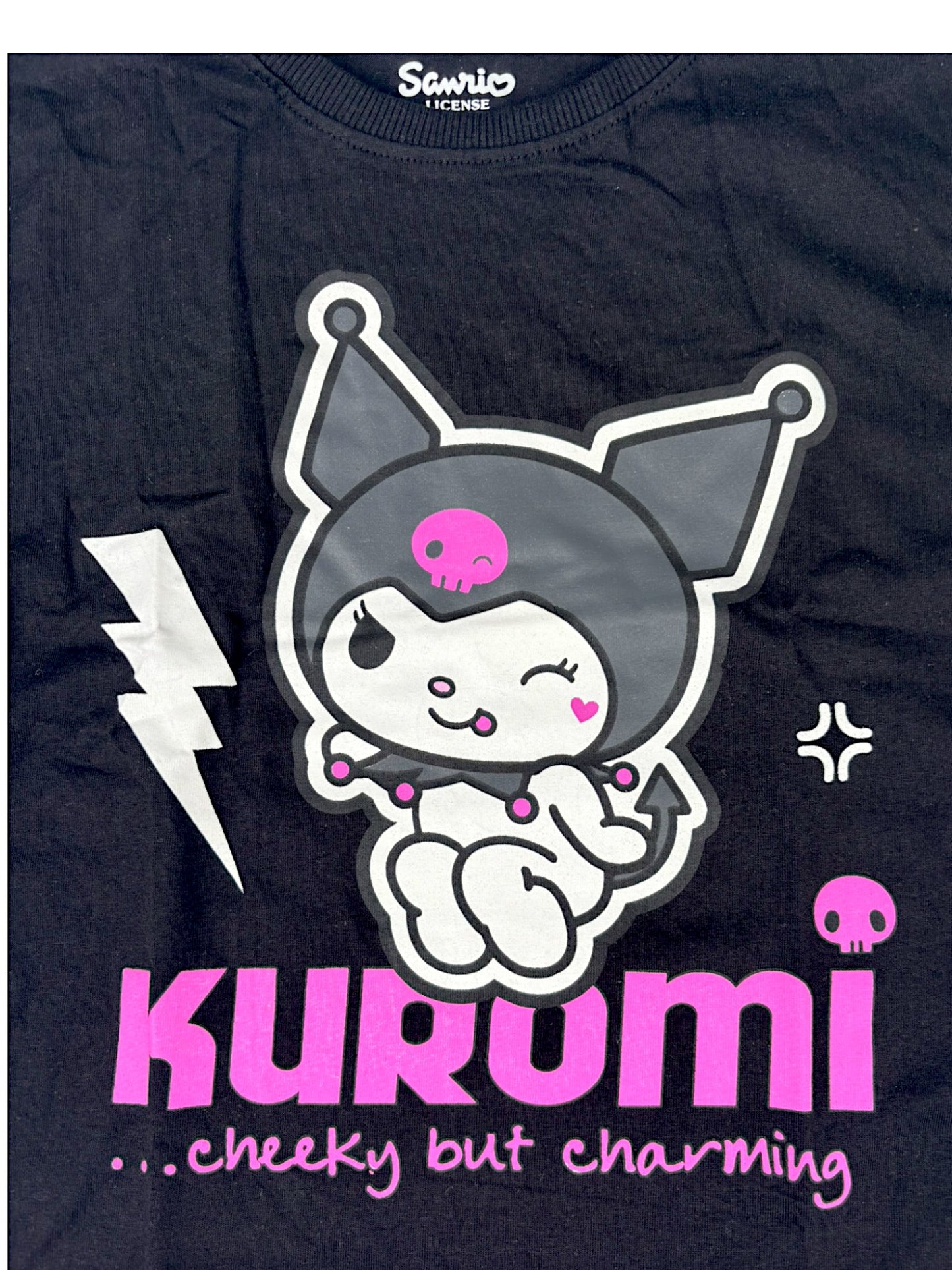 Hello Kitty T-Shirt Kuromi für Mädchen Gr. 116 - 158 cm