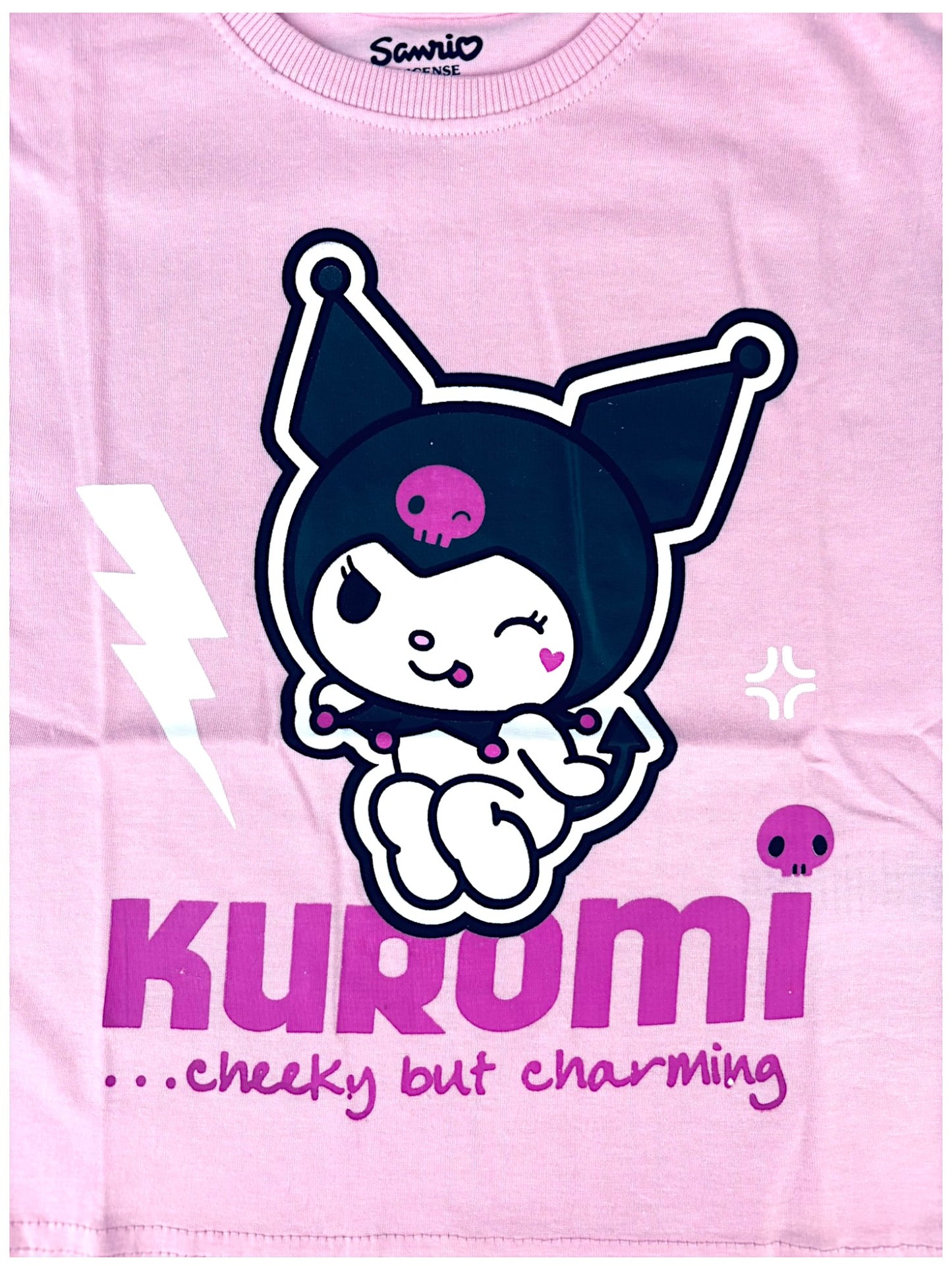 Hello Kitty T-Shirt Kuromi für Mädchen Gr. 116 - 158 cm