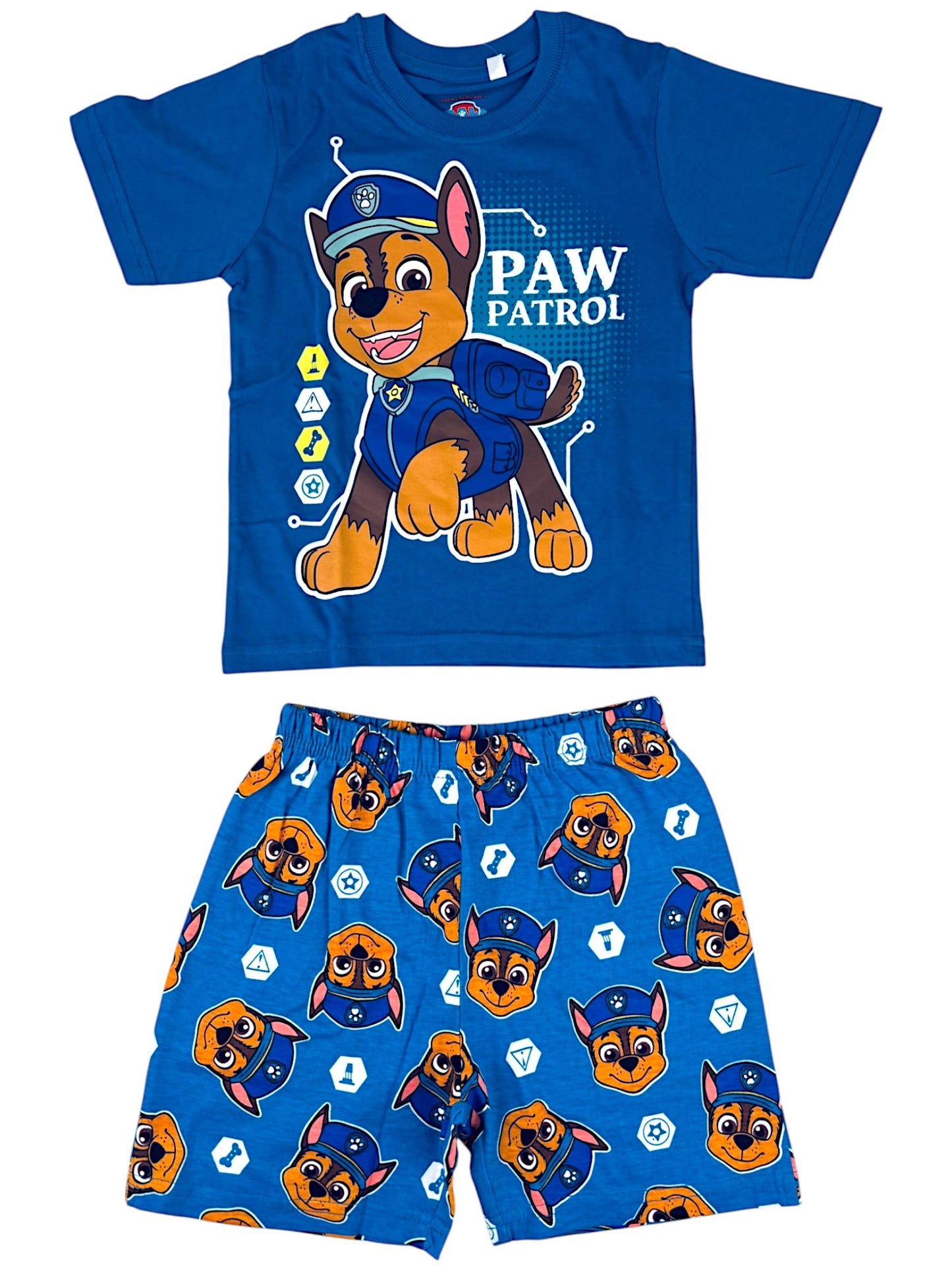 Paw Patrol Schlafanzug kurz - Shorty für Jungen Gr. 98 - 128 cm
