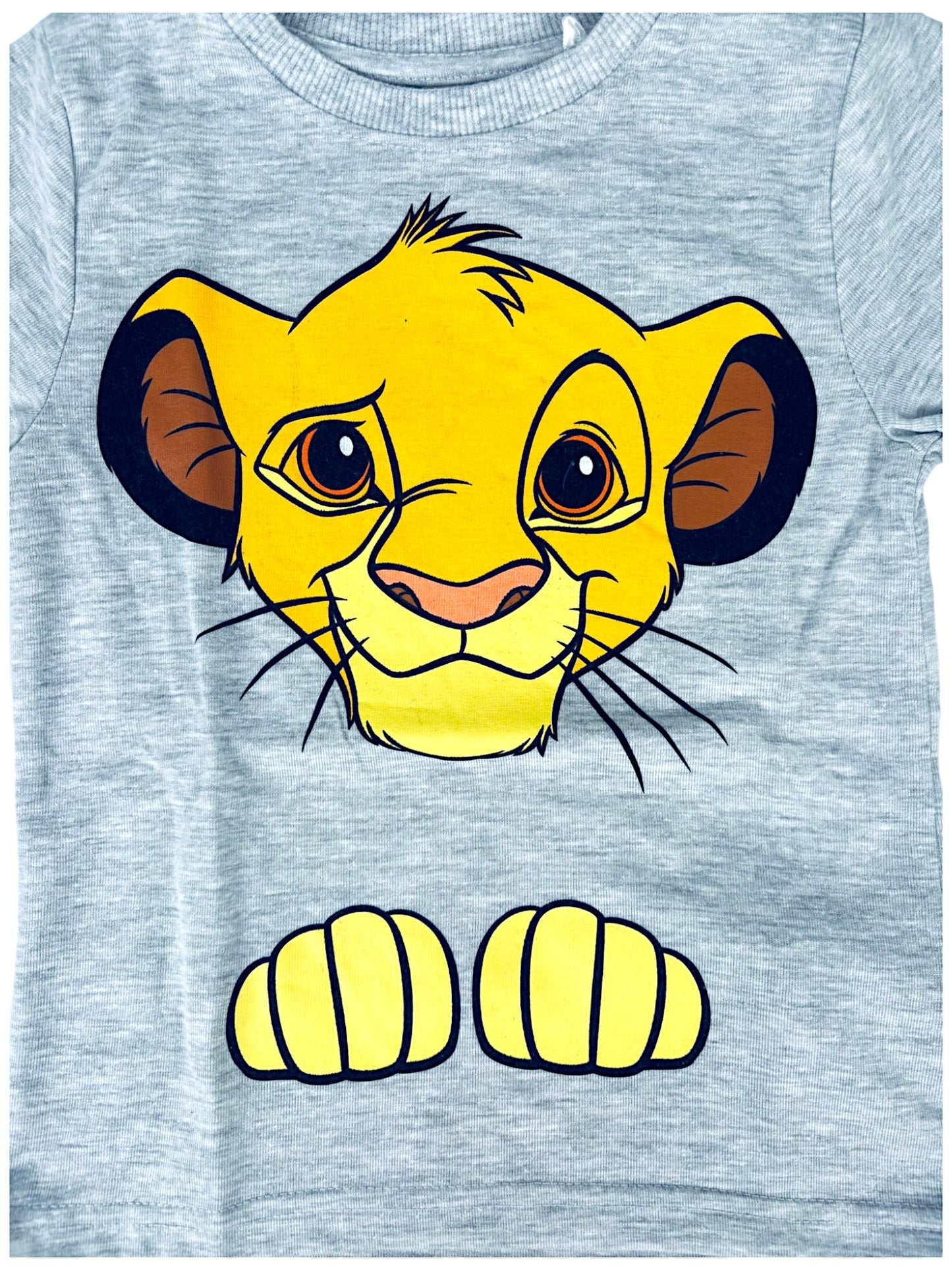 König der Löwen Schlafanzug kurz Simba - Shorty für Jungen Gr. 98 - 128 cm