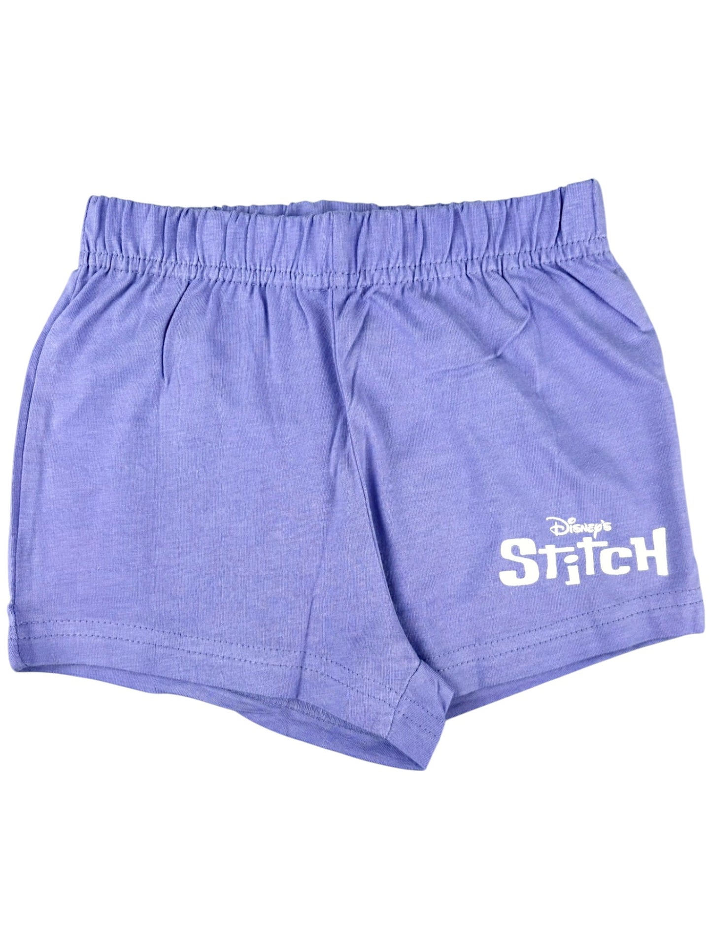 Disney Stitch Schlafanzug kurz mit Glitzerdetails - Shorty für Mädchen Gr. 104 - 152 cm