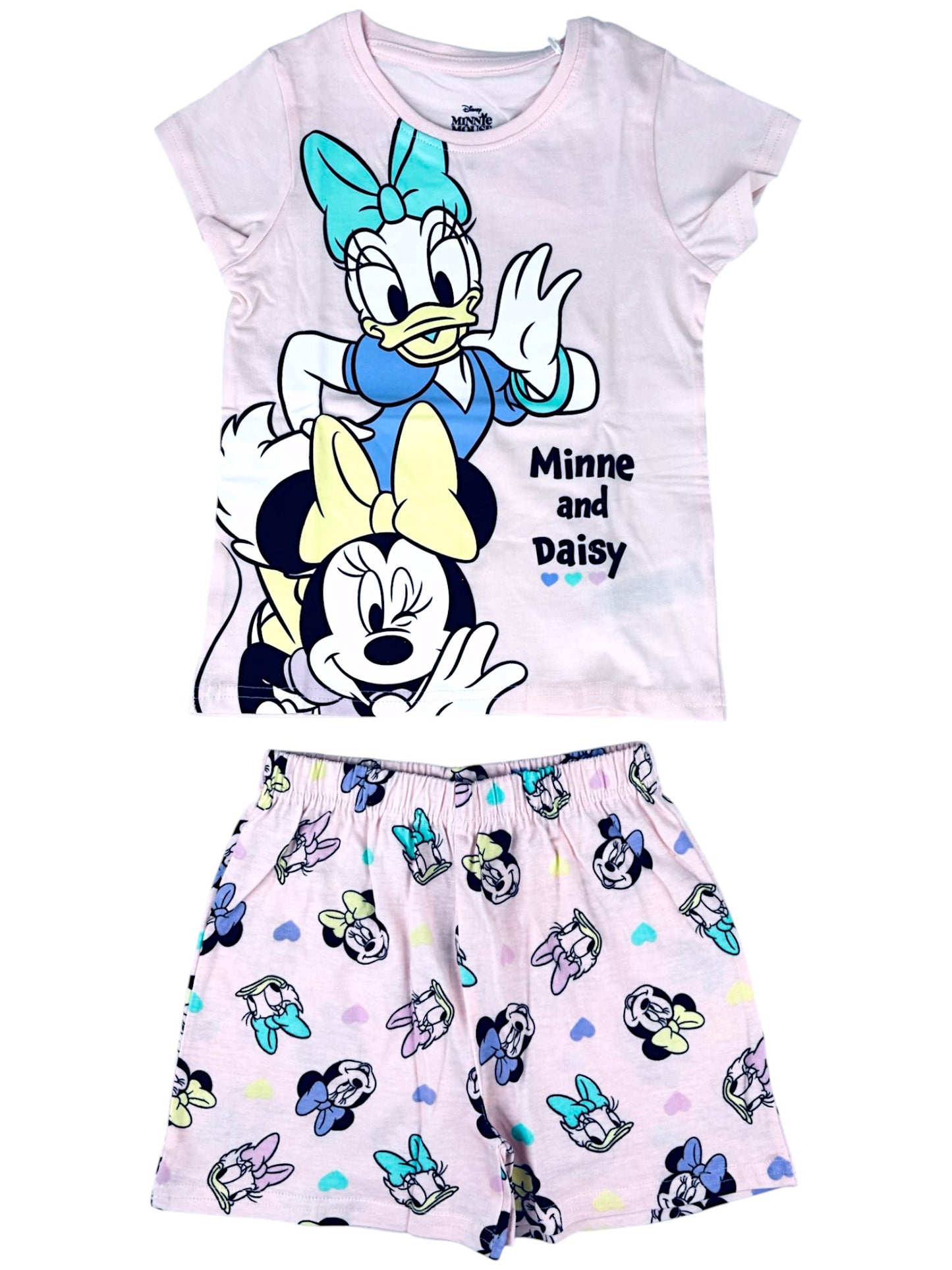 Disney Minnie Mouse Schlafanzug kurz - Shorty für Mädchen Gr. 104 - 134 cm