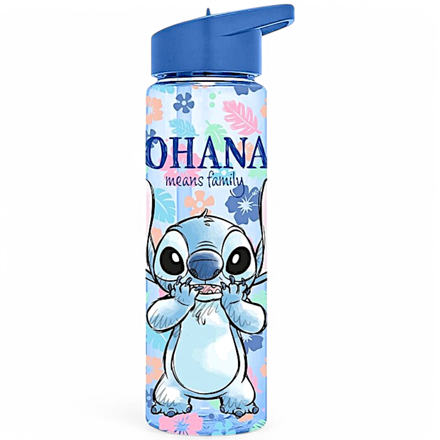 Lilo & Stitch Trinkflasche 600 ml mit Griff & Trinkkappe