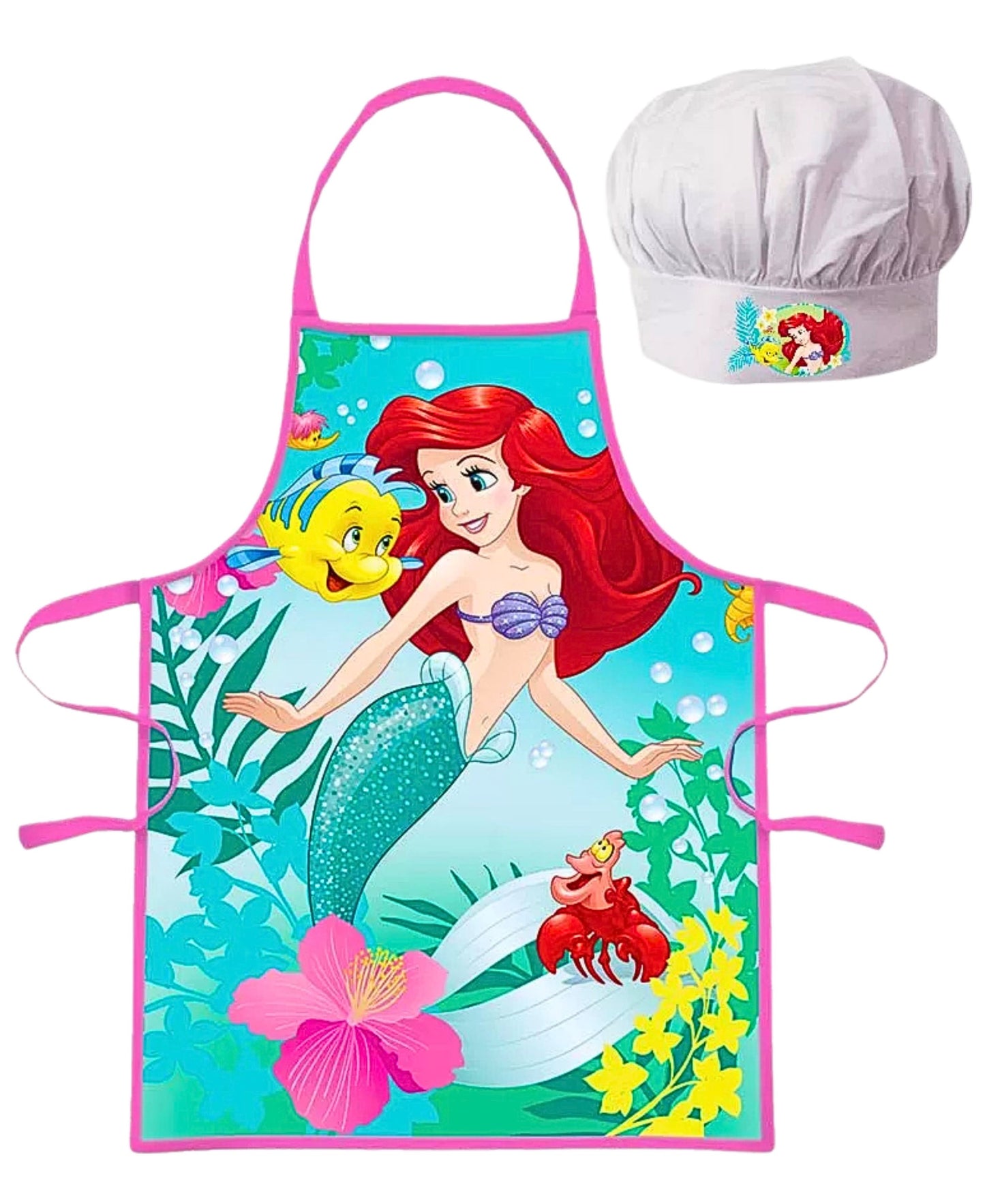 Disney Prinzessin Kochschürze Set mit Kochmütze