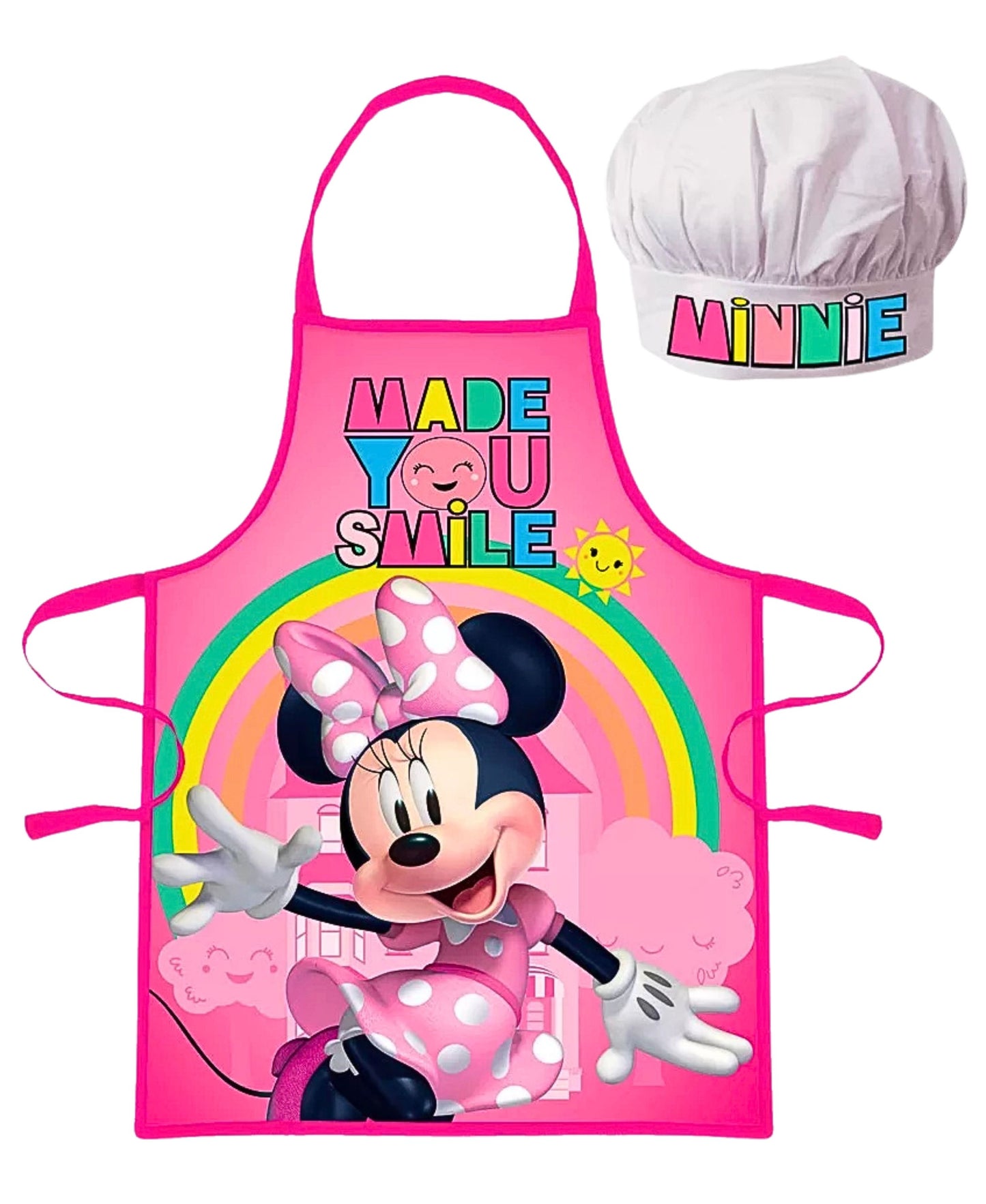 Minnie Mouse Kochschürze Set mit Kochmütze
