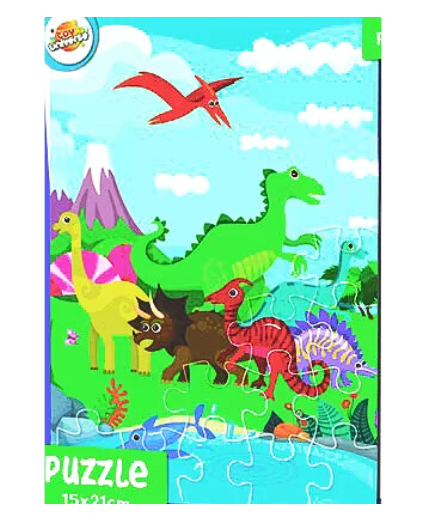 Dinosaurier mini Kinderpuzzle 35 Teile 15x21 cm