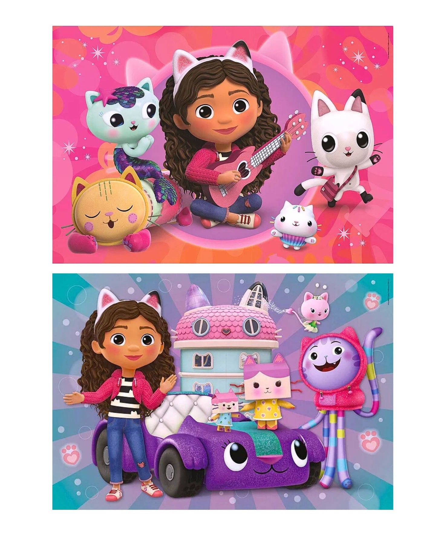 Gabby´s Dollhouse Kinderpuzzle Clementoni 2x20 Puzzleteile