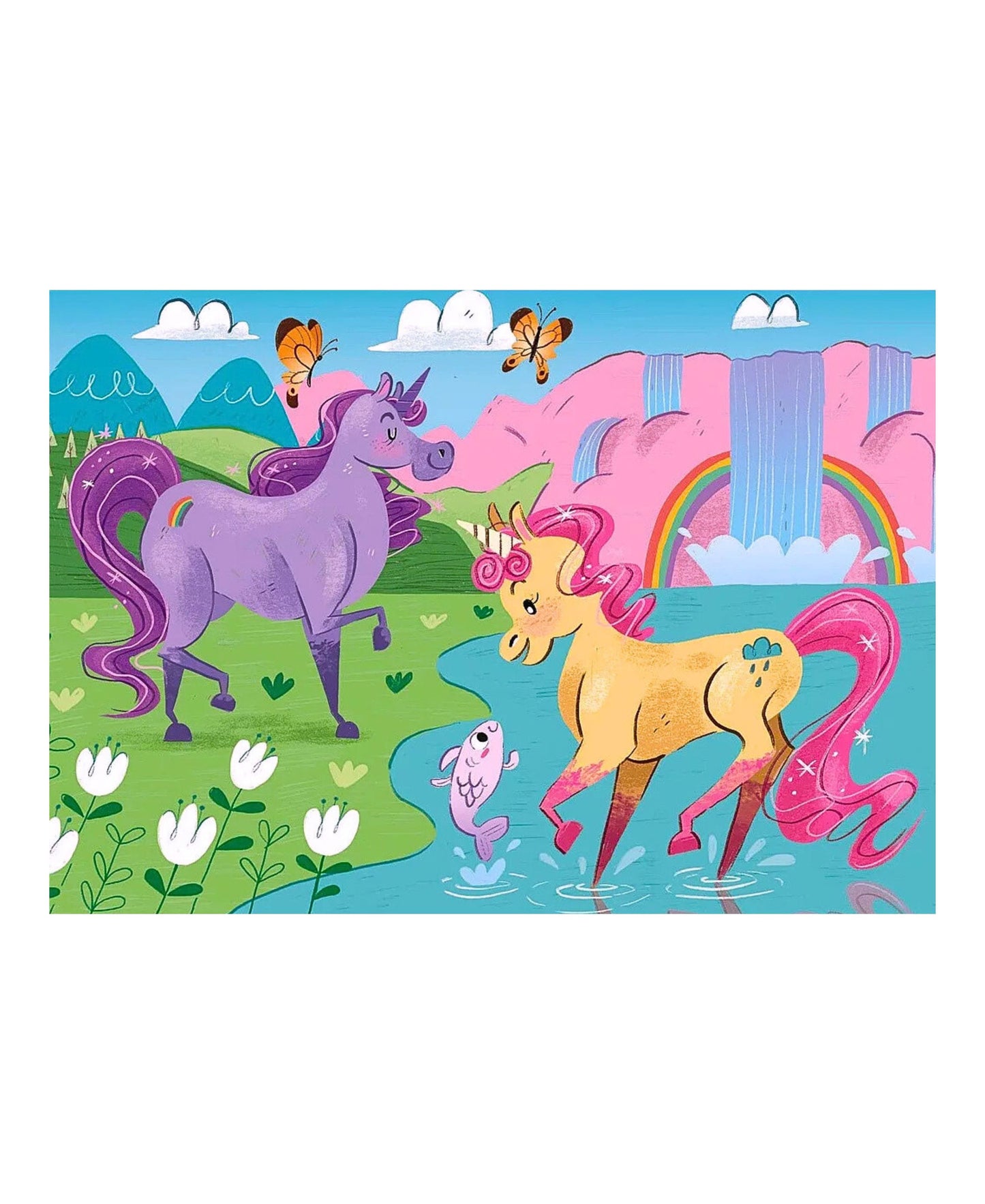 Einhörn Kinderpuzzle Clementoni 2x20 Puzzleteile