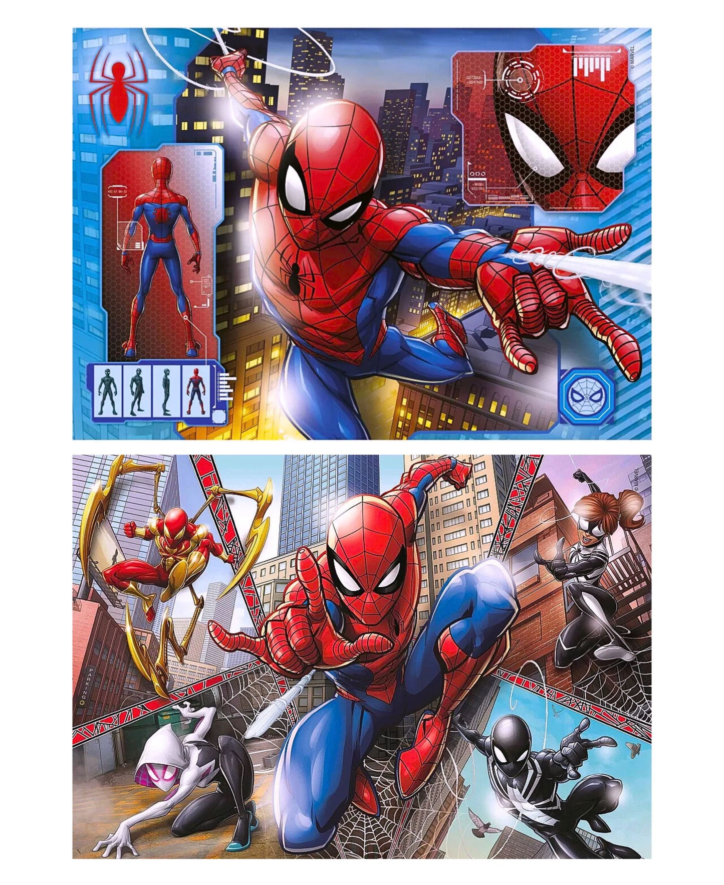 Spider-Man Kinderpuzzle Clementoni 2x60 Puzzleteile