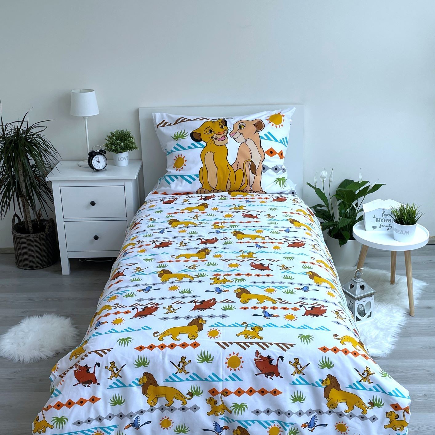 Kinderbettwäsche Disney König der Löwen Set 2-tlg. 135-140 x 200 cm