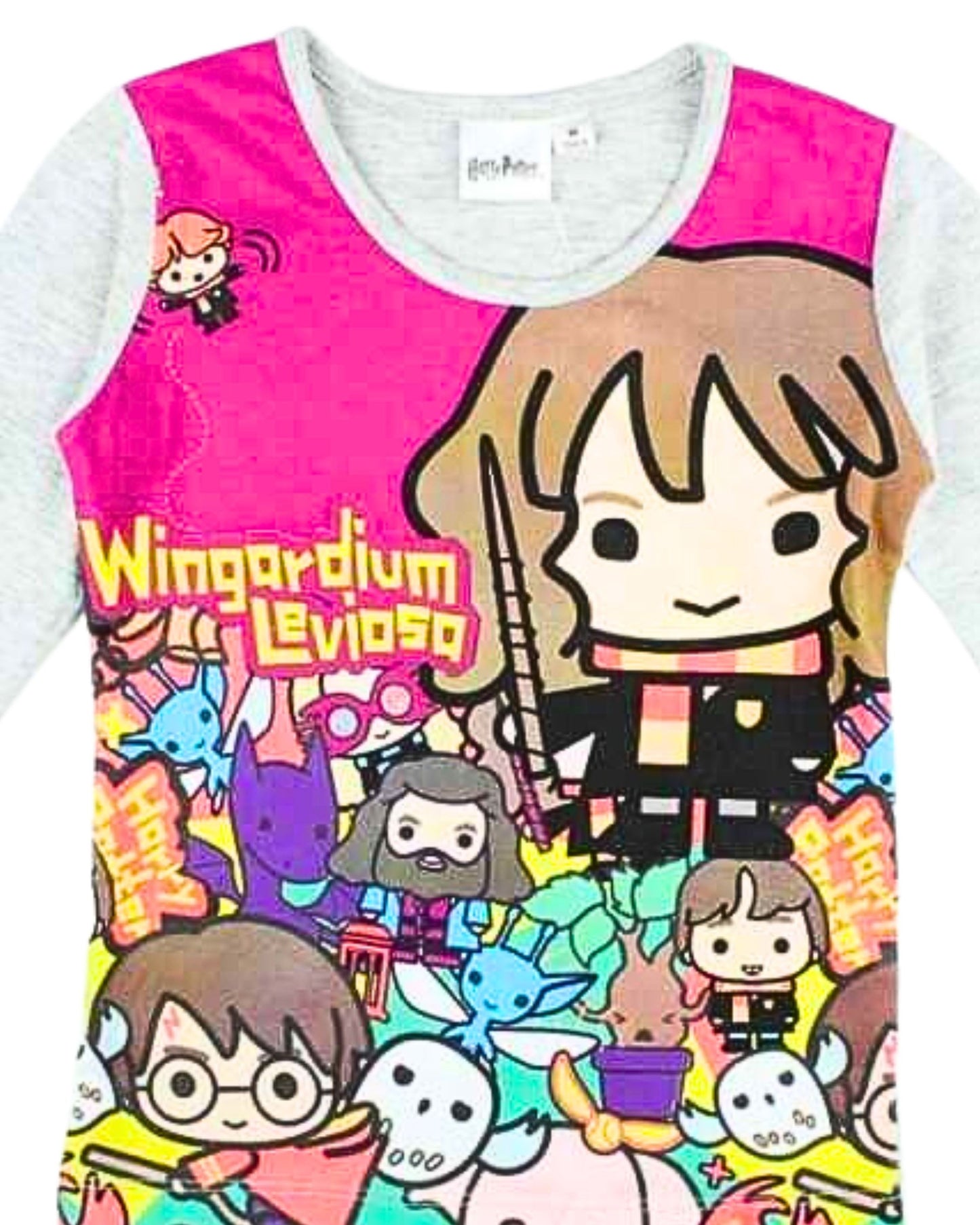 Harry Potter Langarmshirt für Mädchen Cartoon Stil Gr. 104- 140 cm