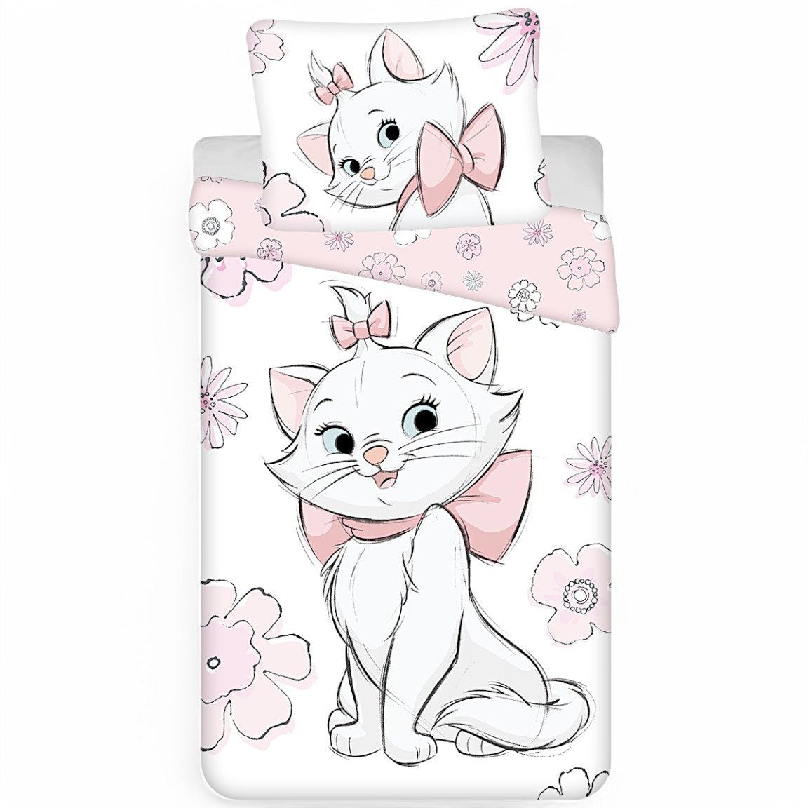 Kinderbettwäsche Marie Disney Aristocats Set 2-tlg. 135-140 x 200 cm