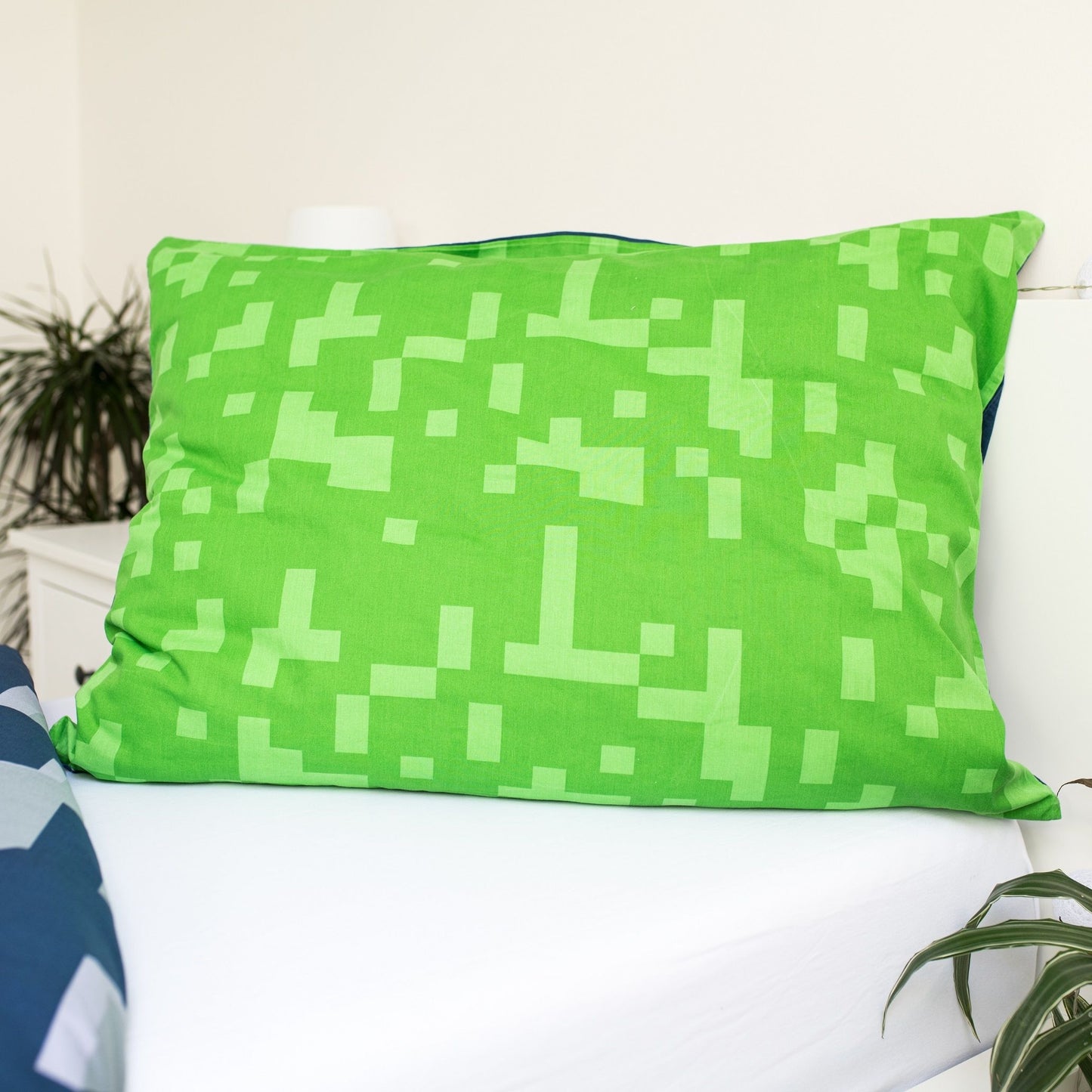 Kinderbettwäsche Minecraft Creeper Set 2-tlg. 135-140 x 200 cm