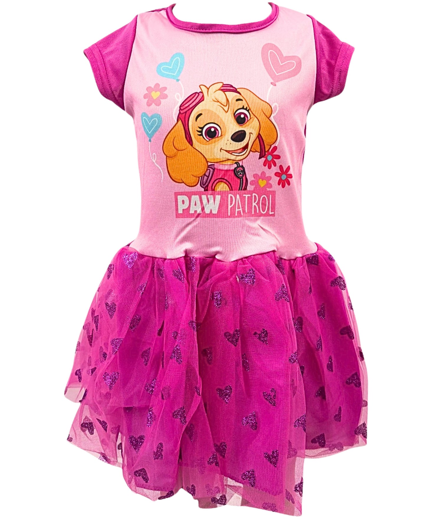 Paw Patrol Skye Sommerkleid mit Tüll Gr. 92 - 116 cm