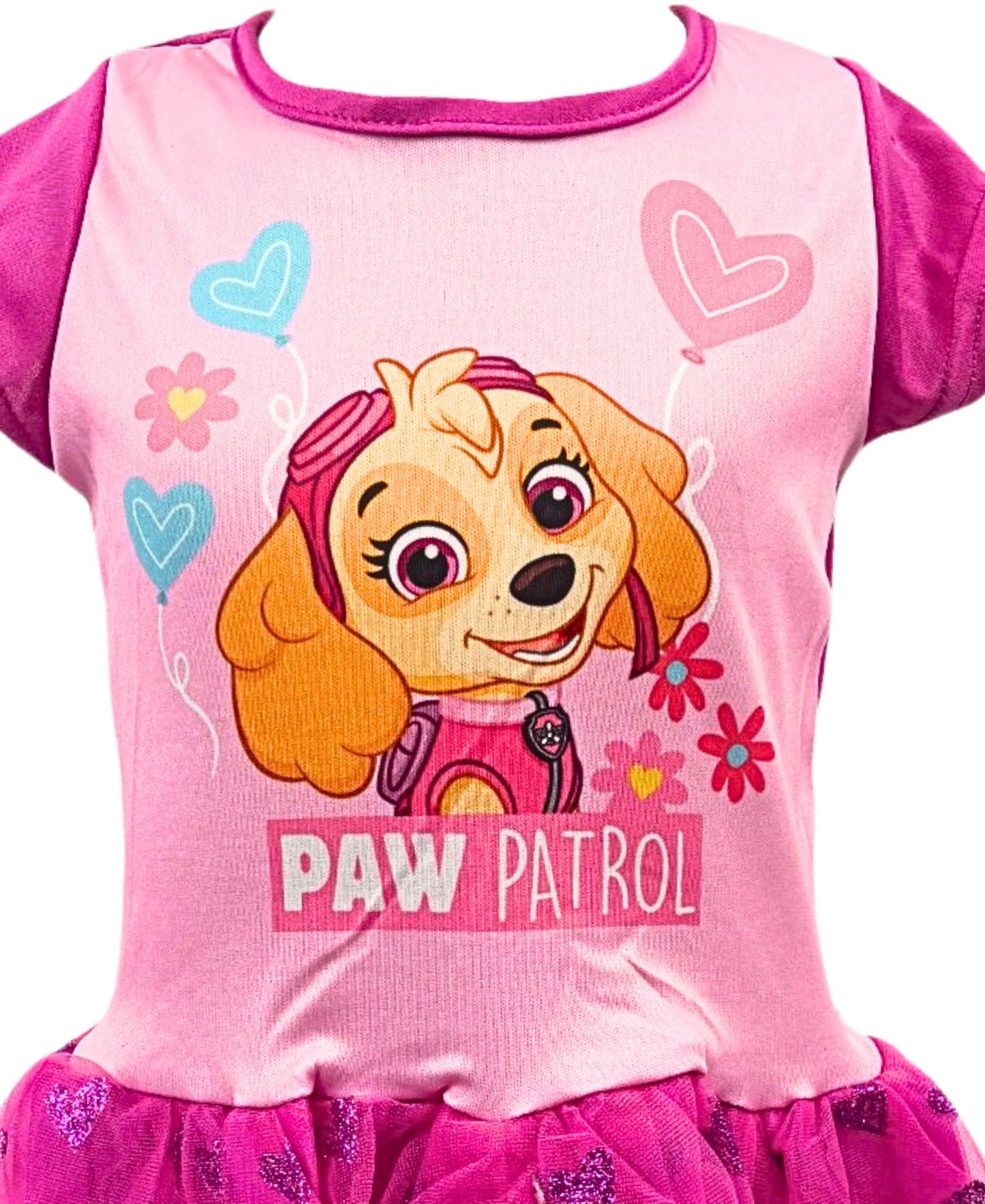 Paw Patrol Skye Sommerkleid mit Tüll Gr. 92 - 116 cm