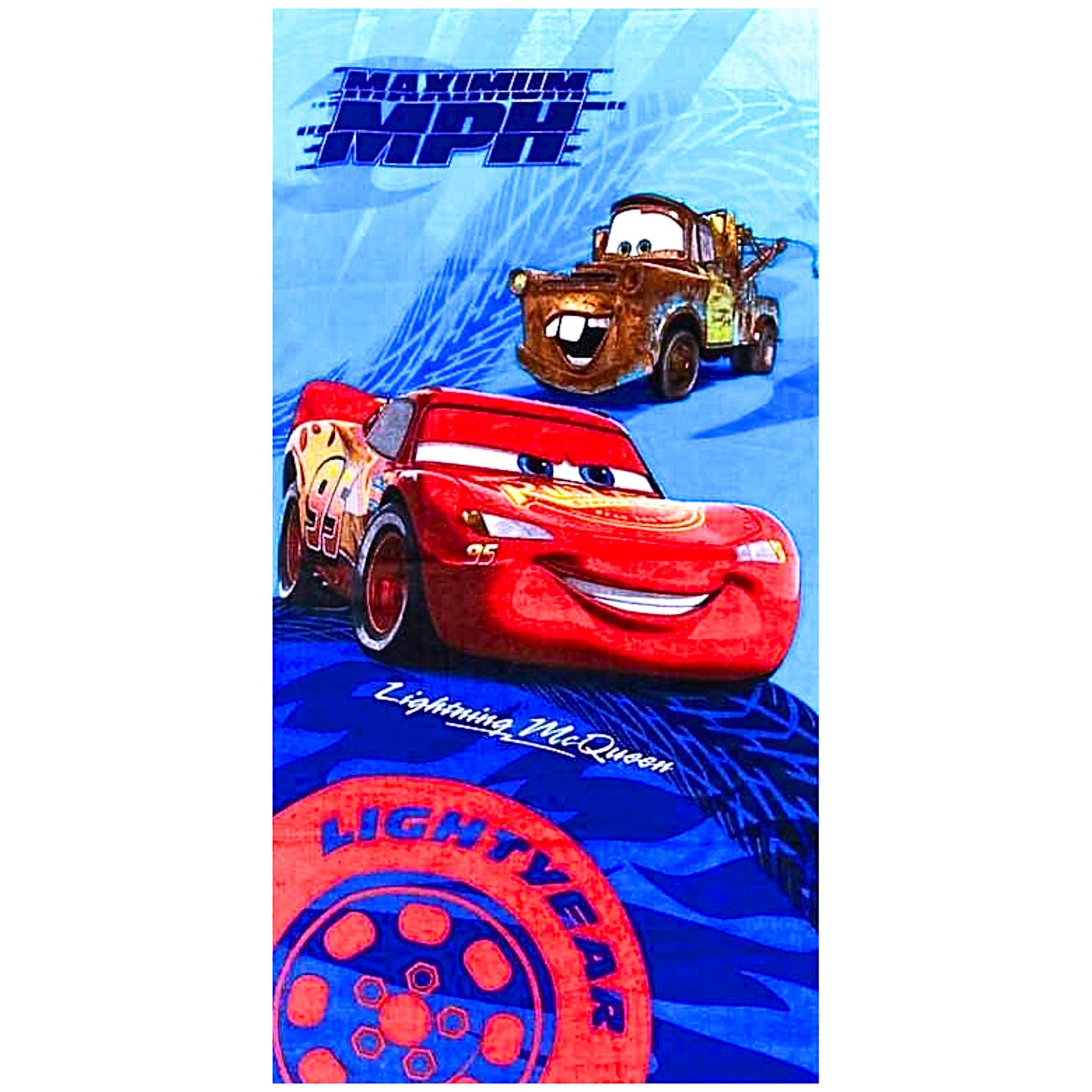 Disney Cars Bade-/Strandtuch 70 x 140 cm