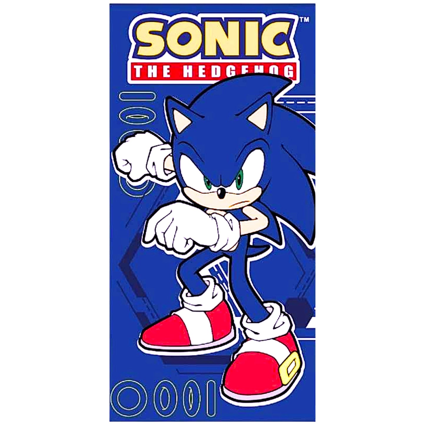 Sonic The Hedgehog Bade-/Strandtuch 70 x 140 cm