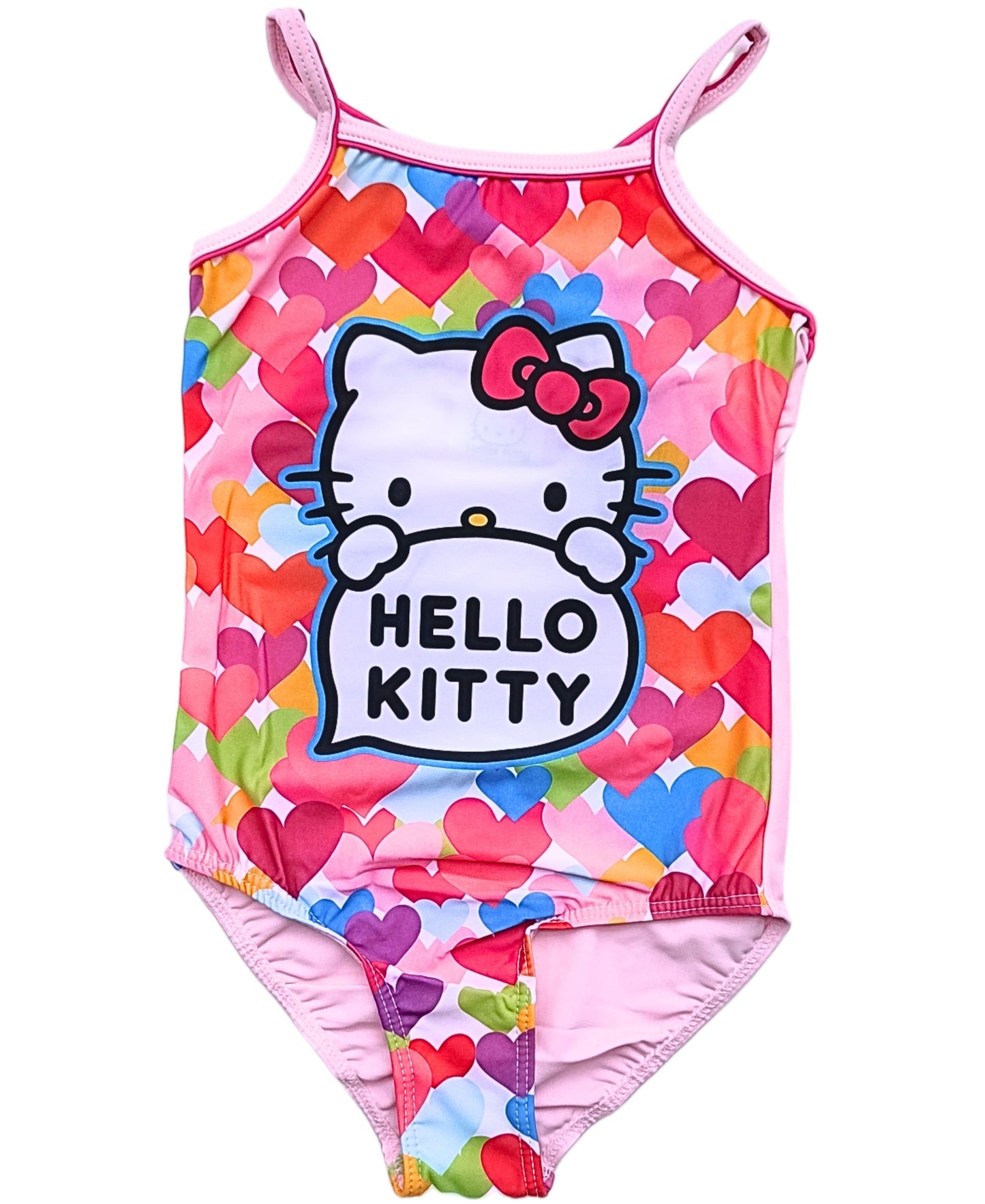 Hello Kitty Badeanzug mit Herzen Gr.98 -128 cm