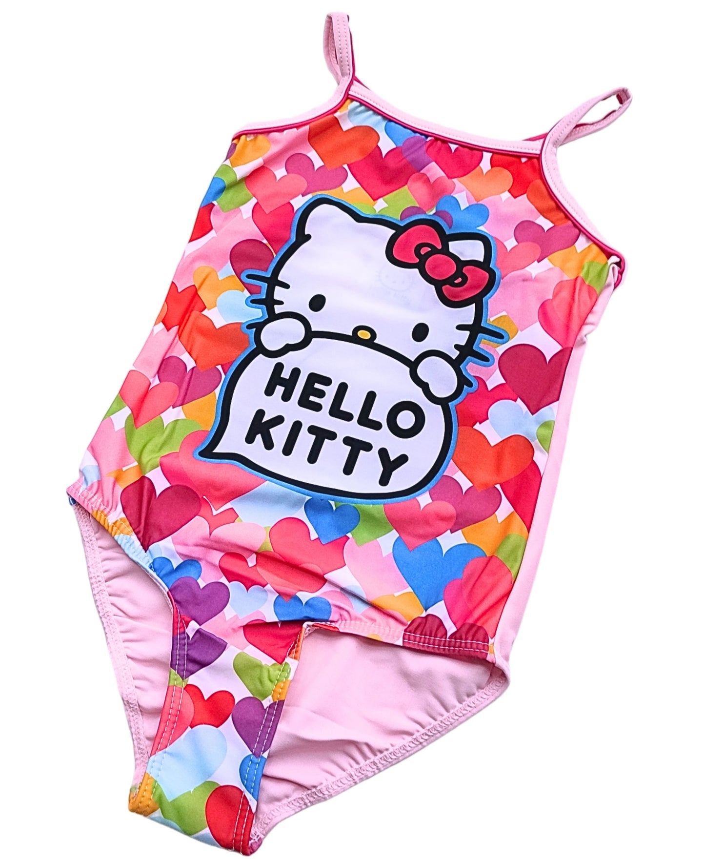 Hello Kitty Badeanzug mit Herzen Gr.98 -128 cm