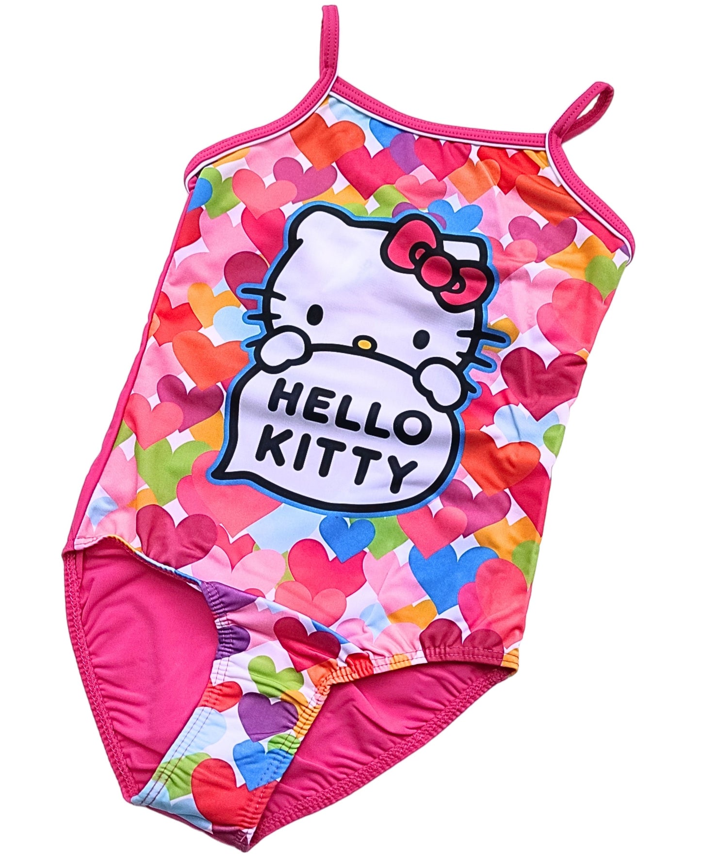 Hello Kitty Badeanzug mit Herzen Gr.98 -128 cm