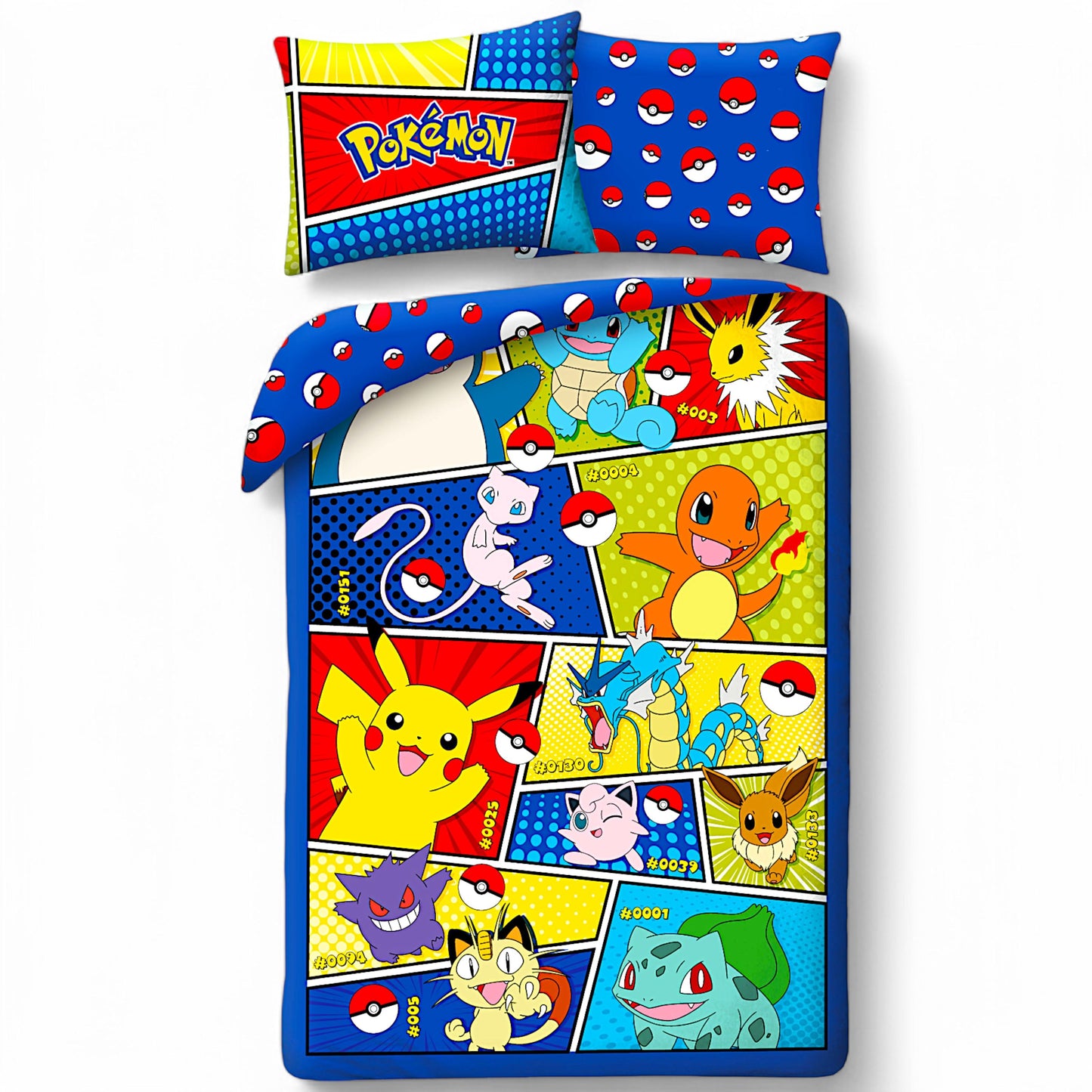 Pokémon Wende-Kinderbettwäsche Set 2-tlg. 135-140 x 200 cm