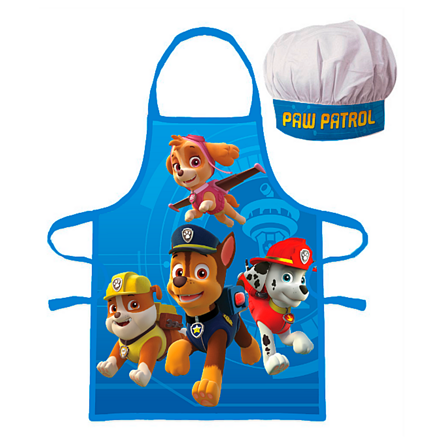 Paw Patrol Kochschürze Set mit Kochmütze - Team Chase
