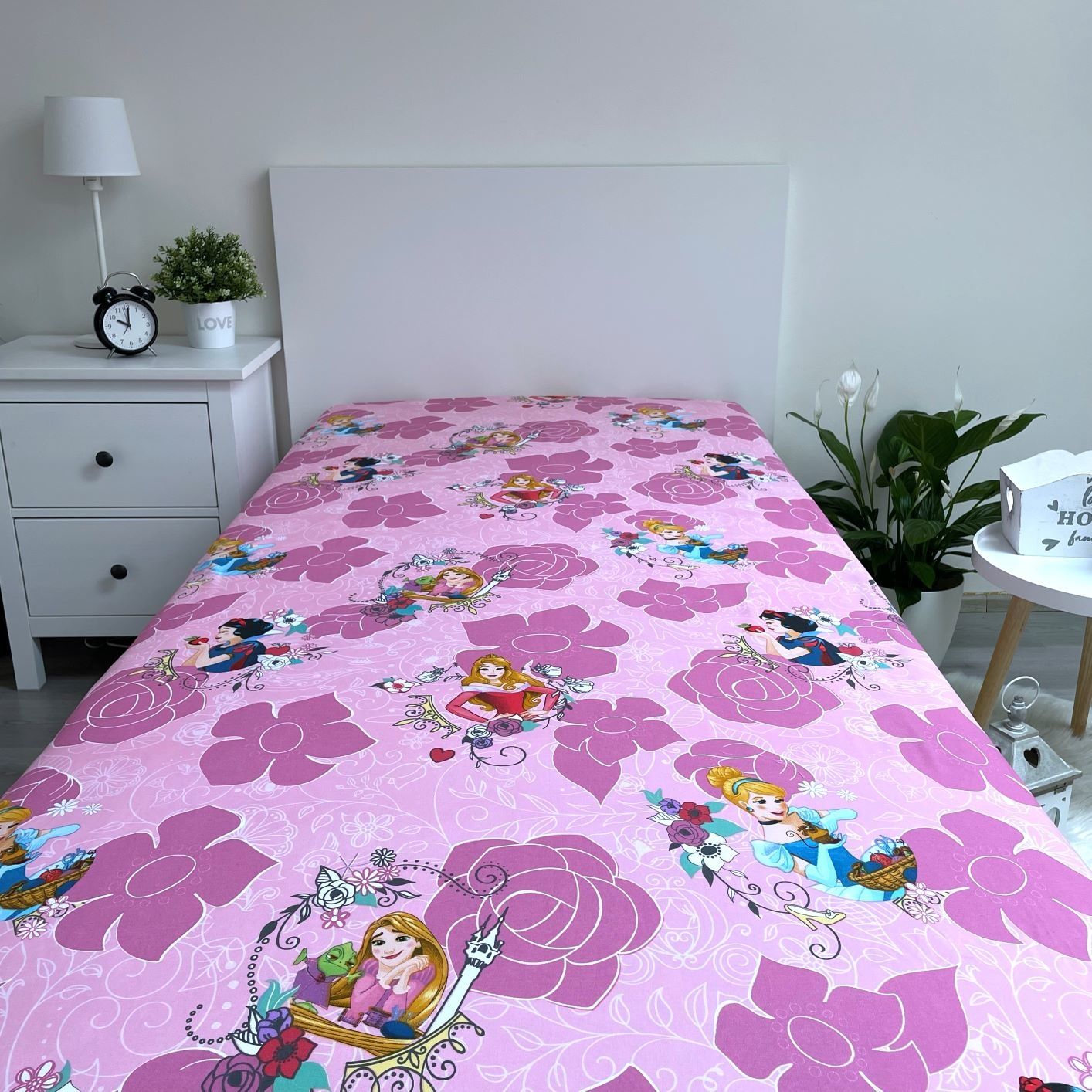 Disney Princess Spannbettlaken 90 x 200 cm