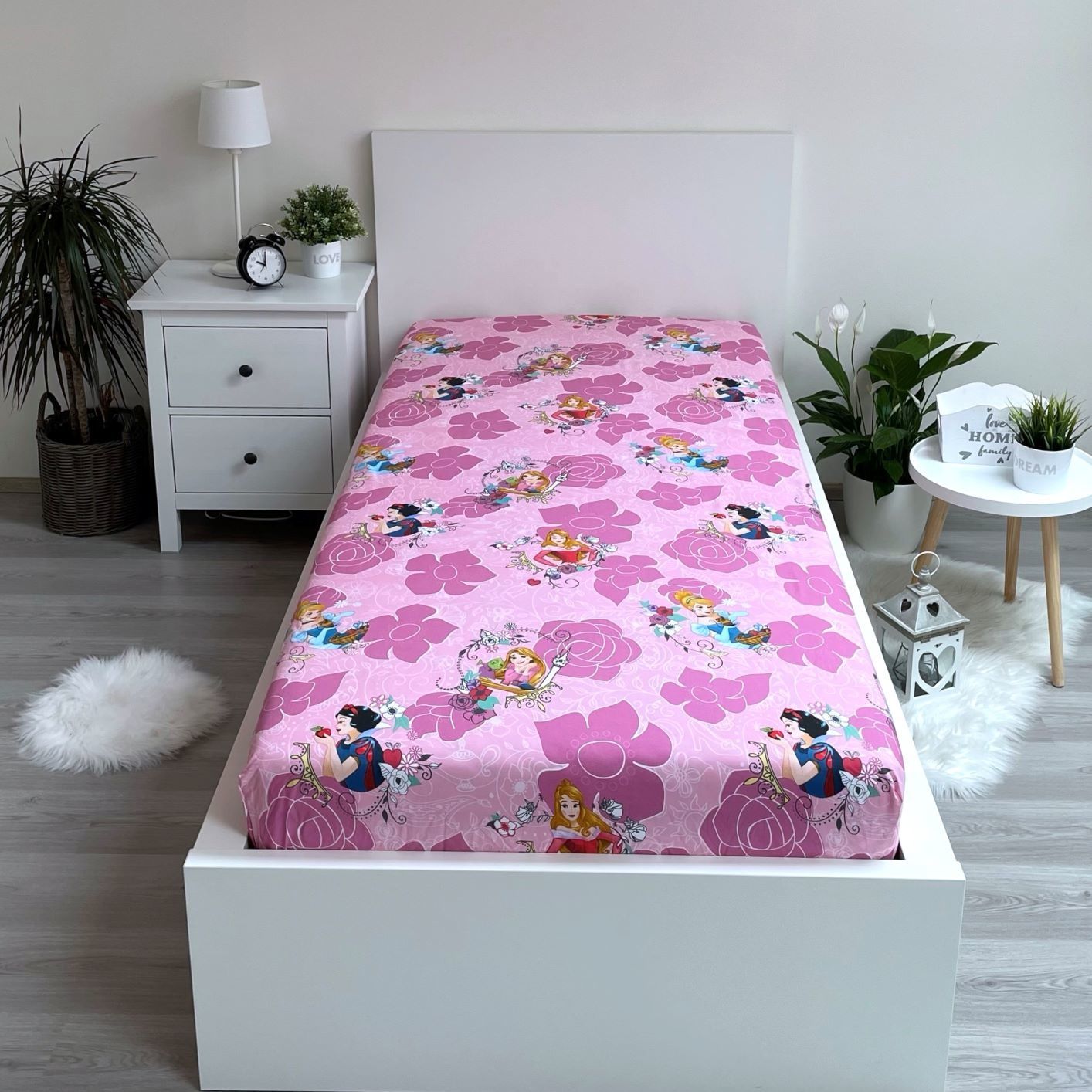 Disney Princess Spannbettlaken 90 x 200 cm