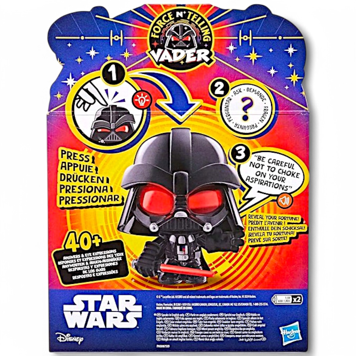 Star Wars Spielfigur Darth Vader Licht + Sound (über 40 Geräusche) 18x24 cm
