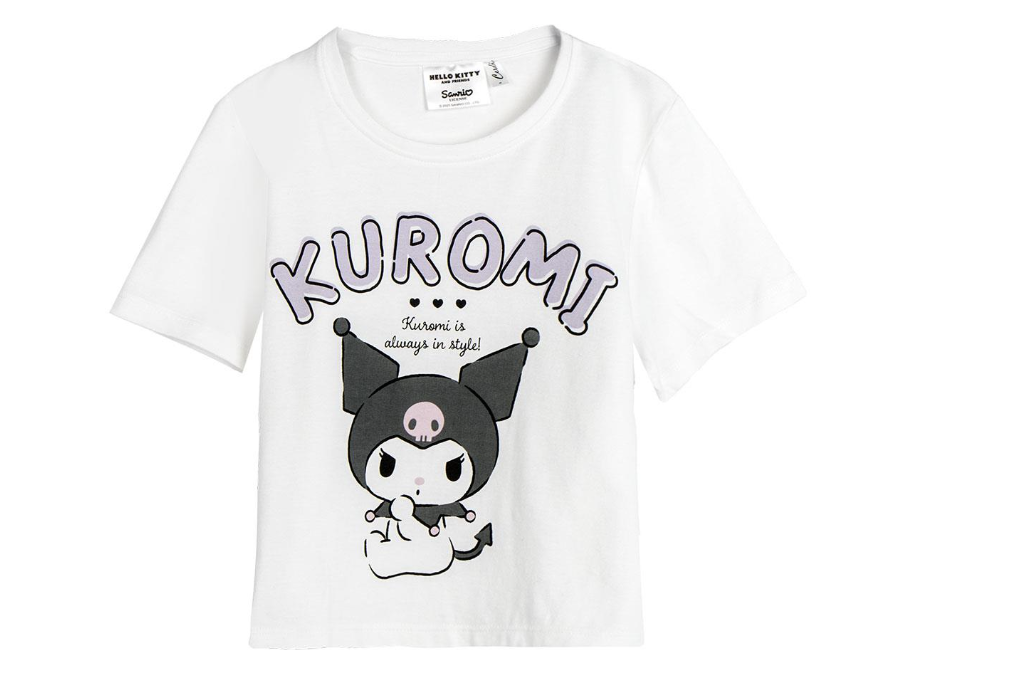 Hello Kitty - Kuromi T-Shirt für Mädchen Gr.128 -158 cm