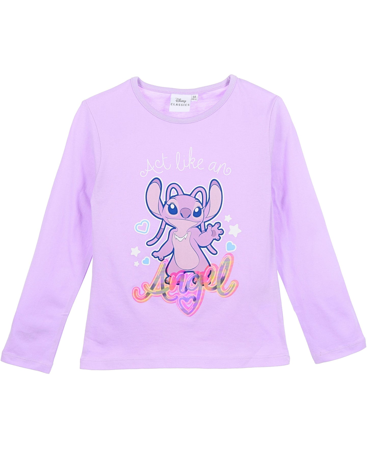 Langarmshirt Lilo & Stitch - Angel für Mädchen