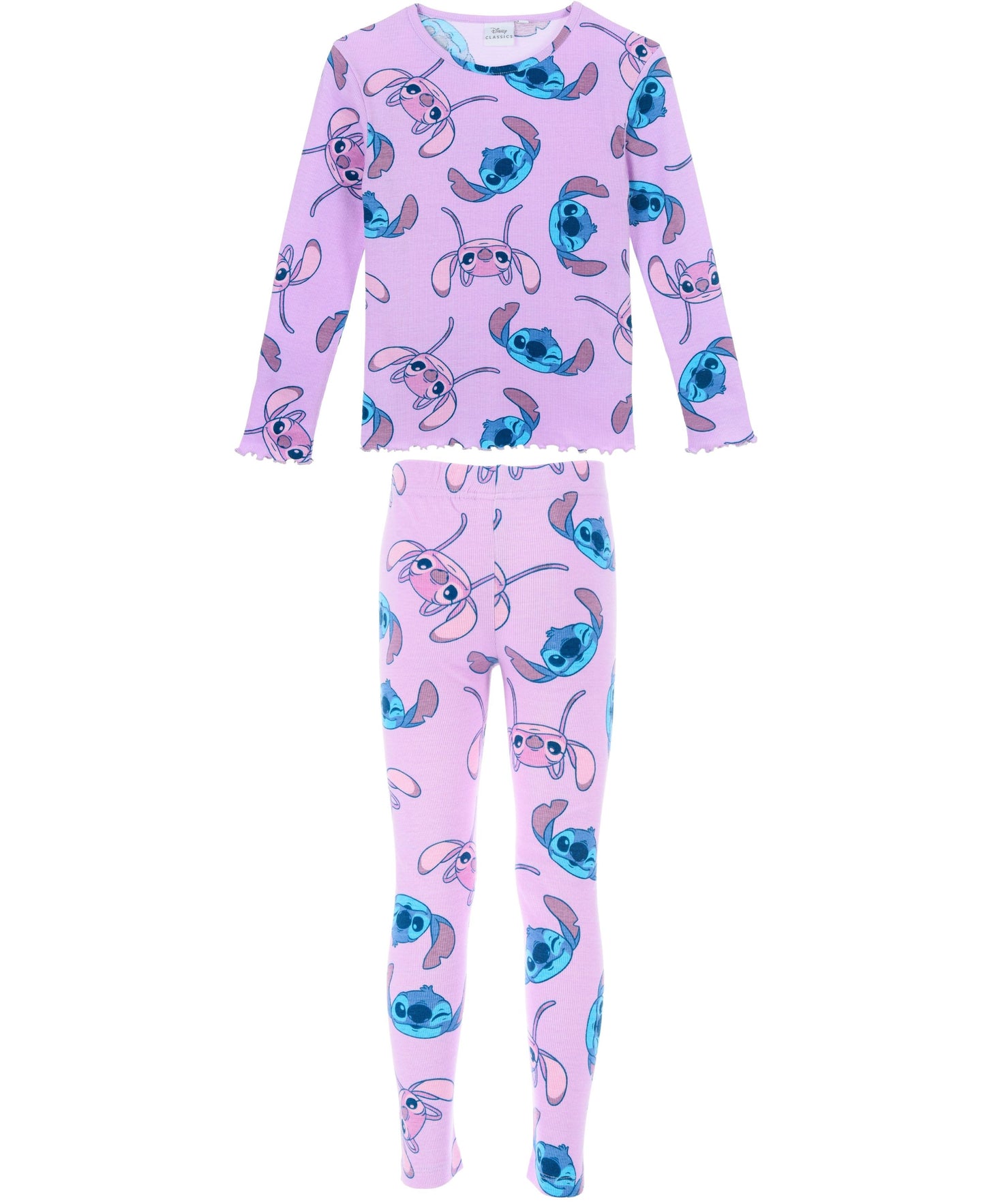 Stitch 2tlg. Outfit Langarmshirt & Leggings