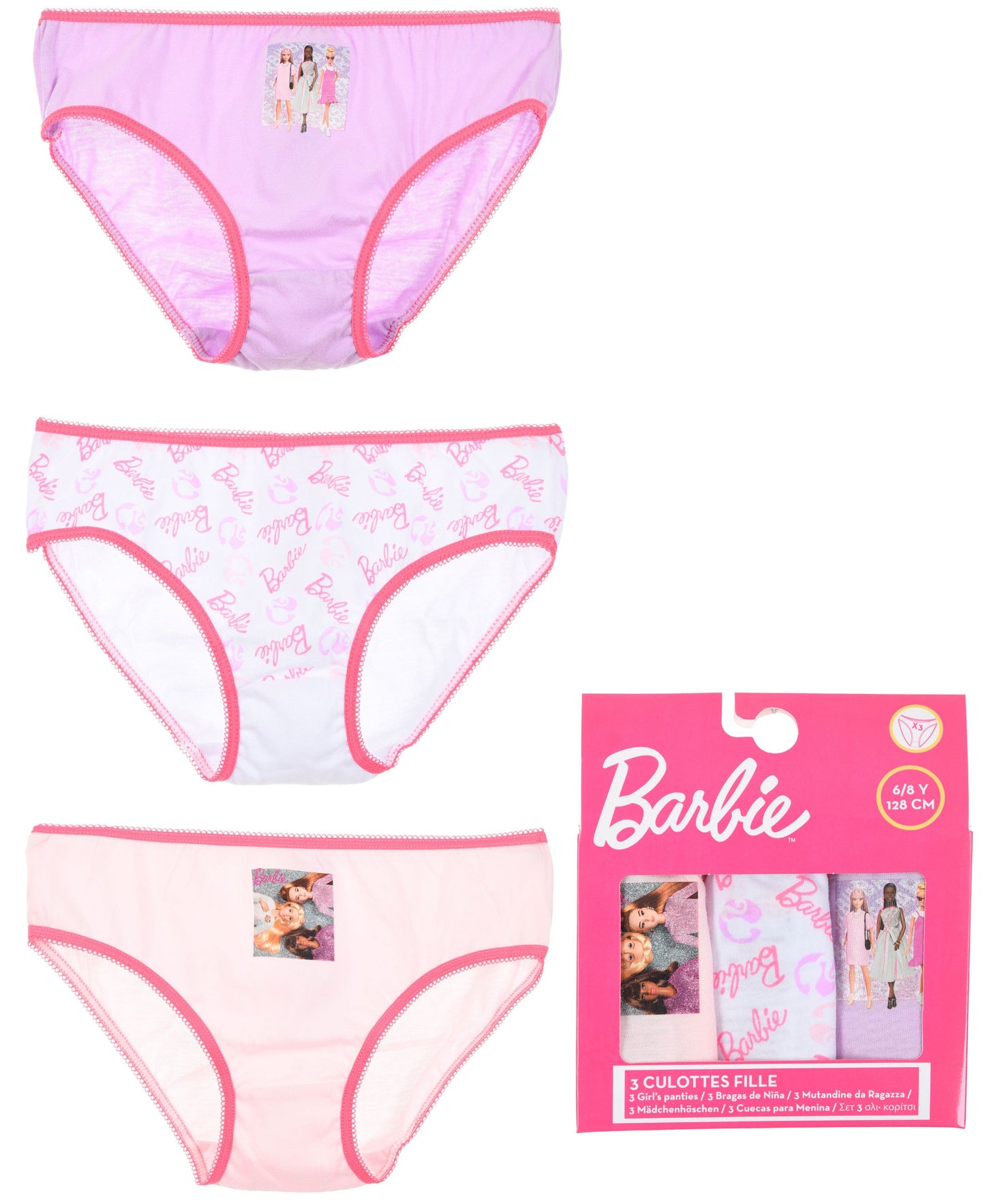 Barbie Slip 3-er Pack