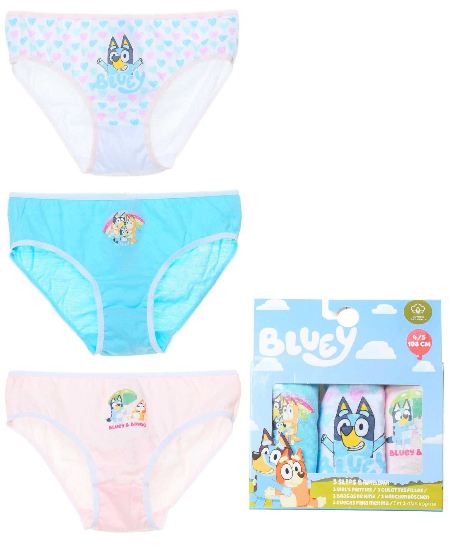 Bluey Slip 3-er Pack