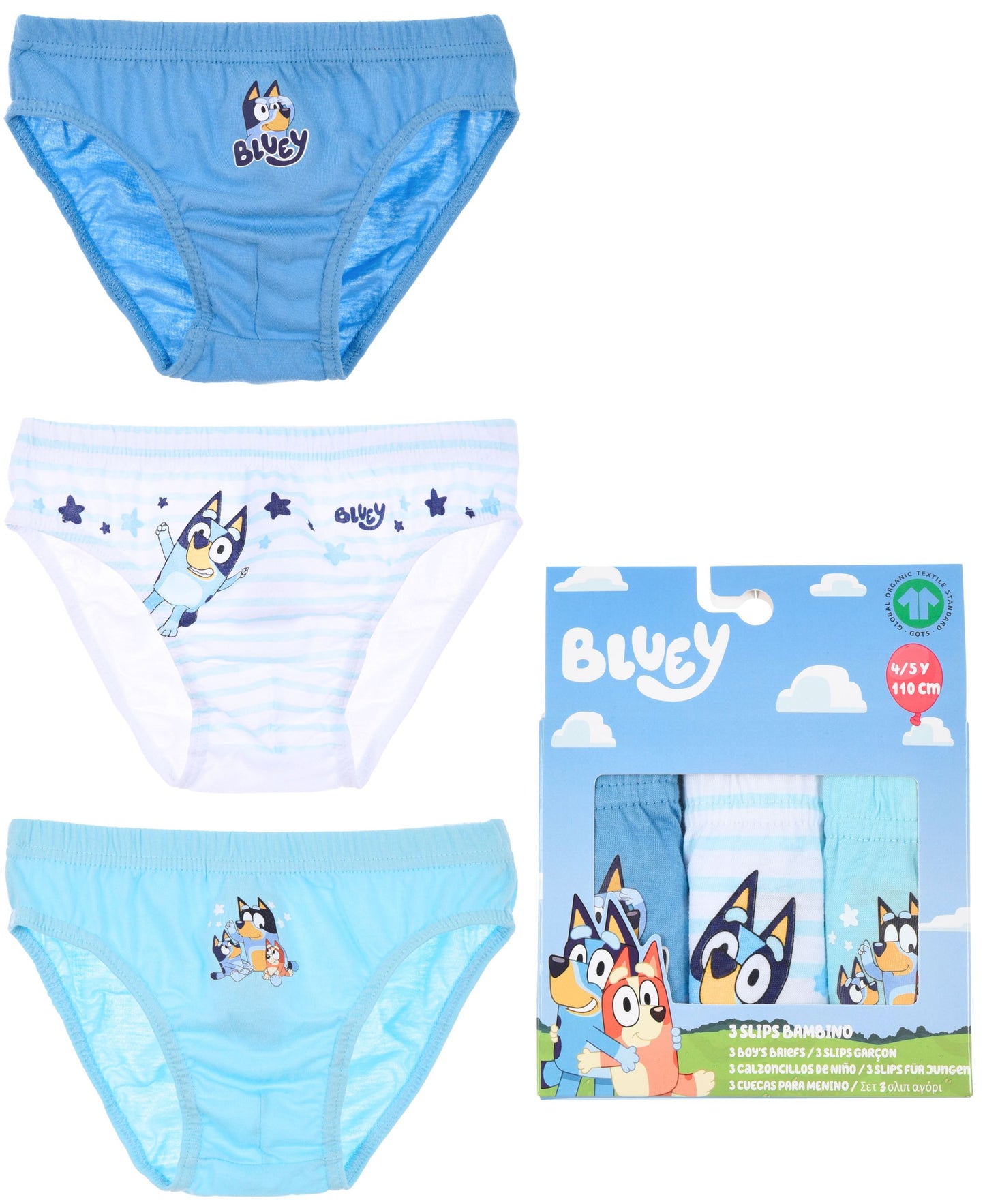 Bluey Slip 3-er Pack