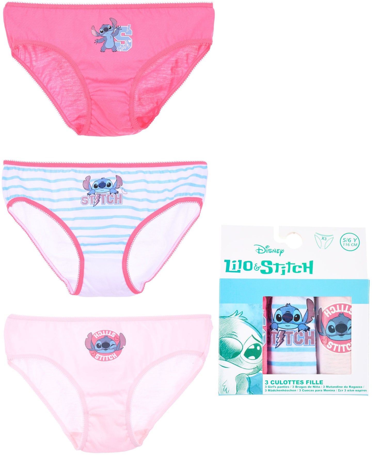 Stitch Slip 3-er Pack