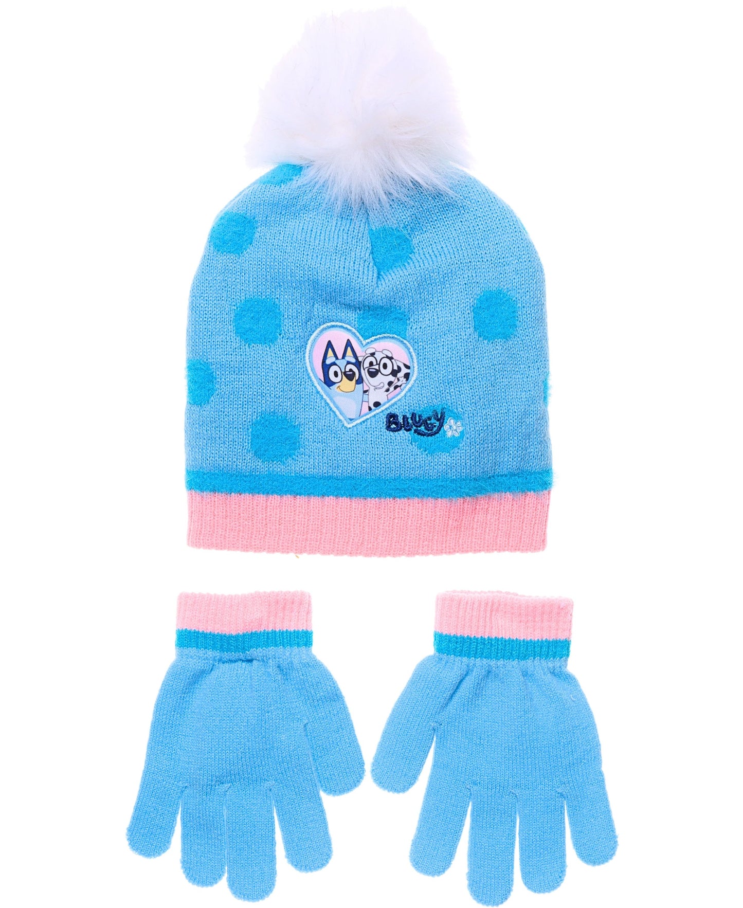 Bluey Winter Mütze Set 2-teilig