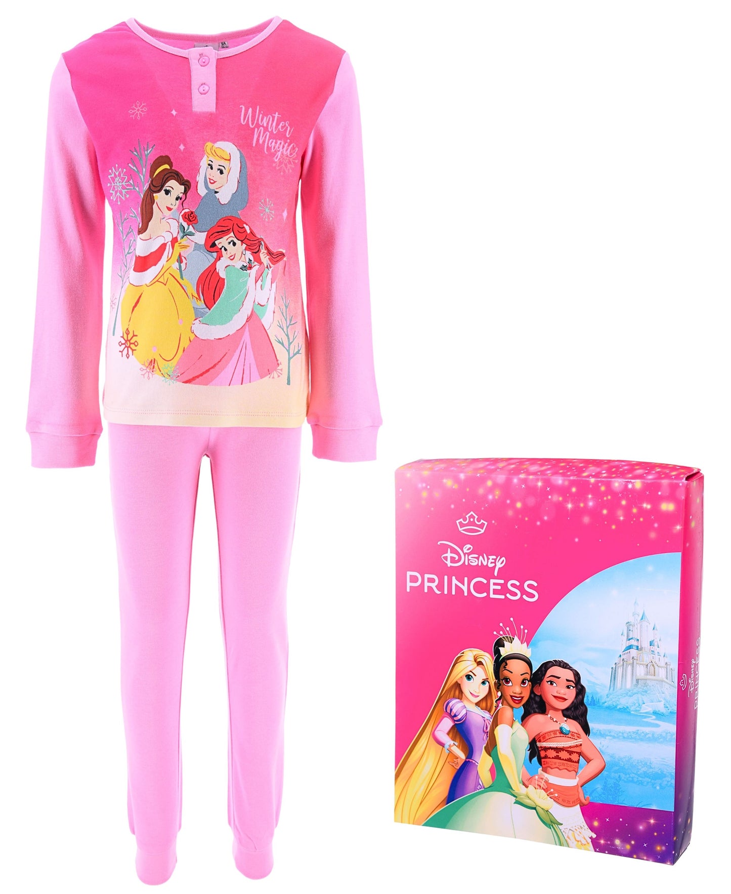 Schlafanzug Disney Princess in Geschenkbox Gr. 98-128 cm