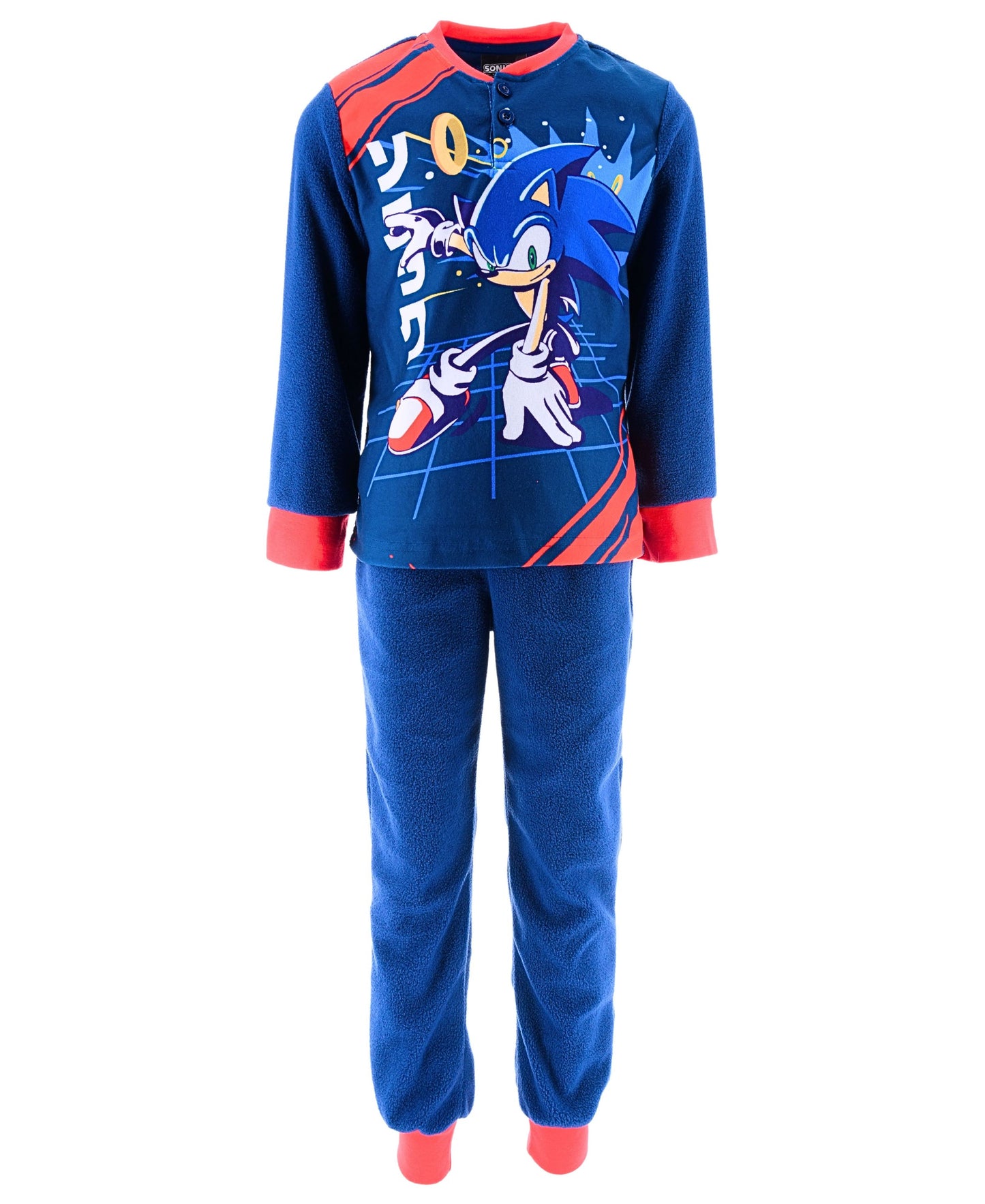 Schlafanzug Fleece Sonic The Hedgehog